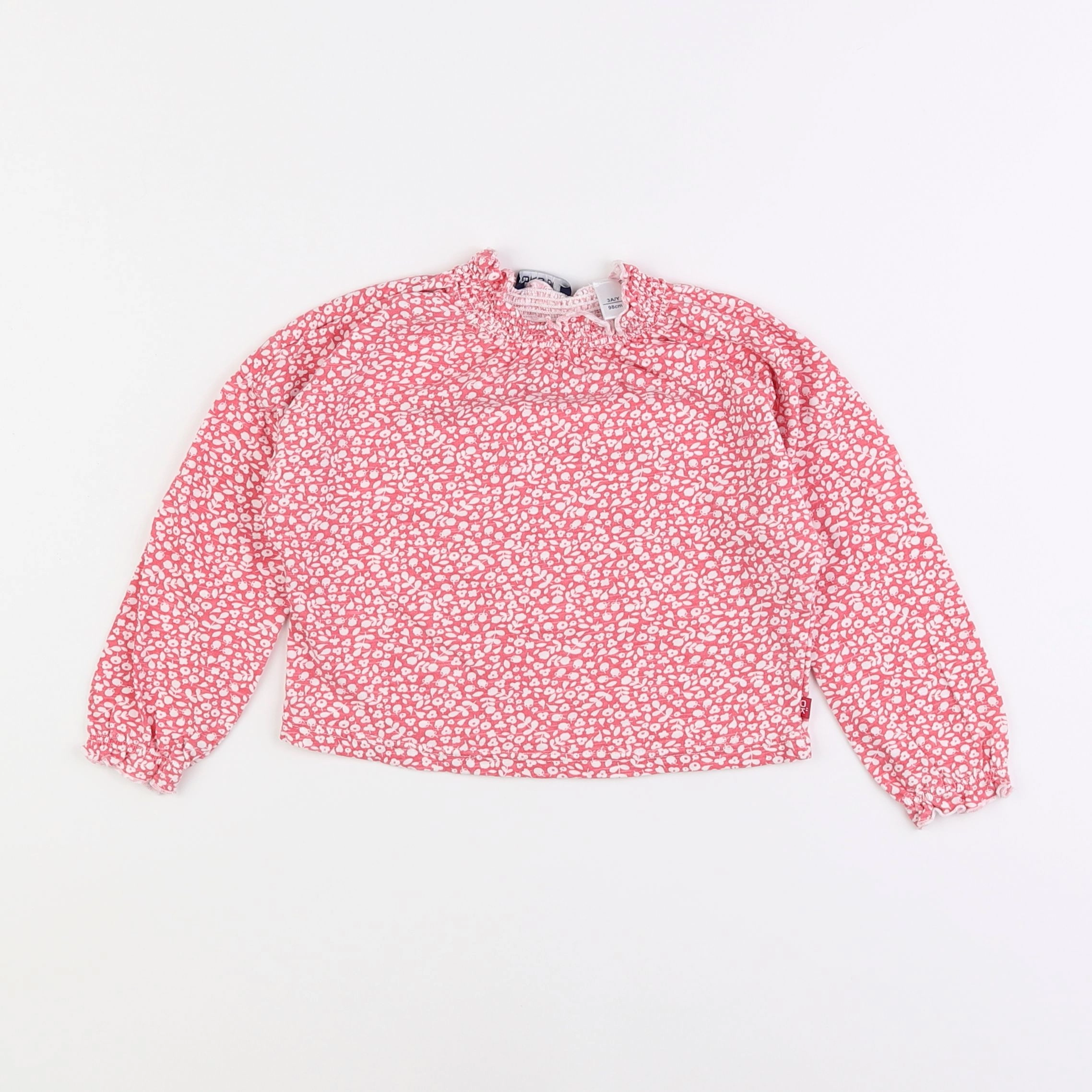 Okaidi - tee-shirt rose - 3 ans