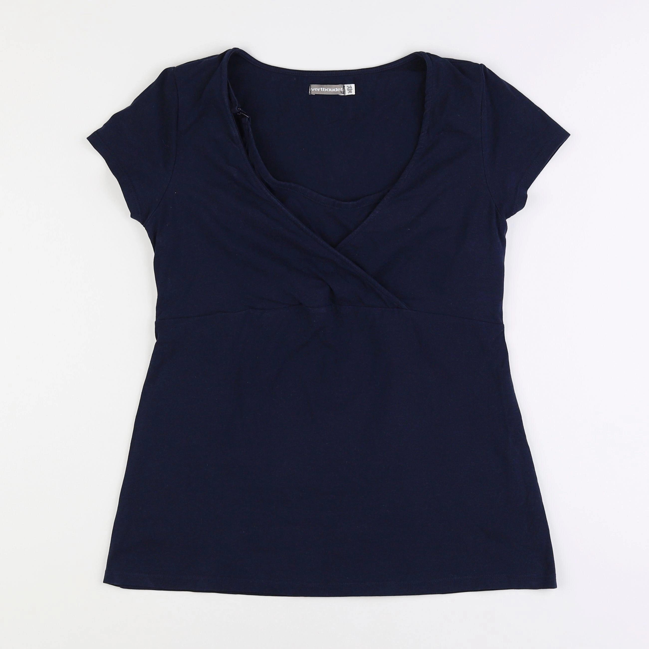 Vertbaudet - tee-shirt grossesse, grossesse bleu - 34 à 36