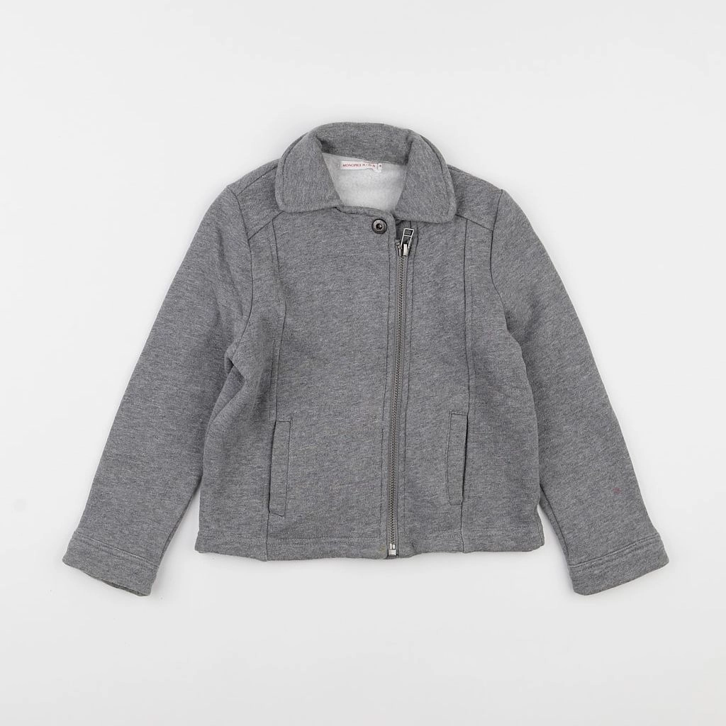 Monoprix - veste gris - 4 ans