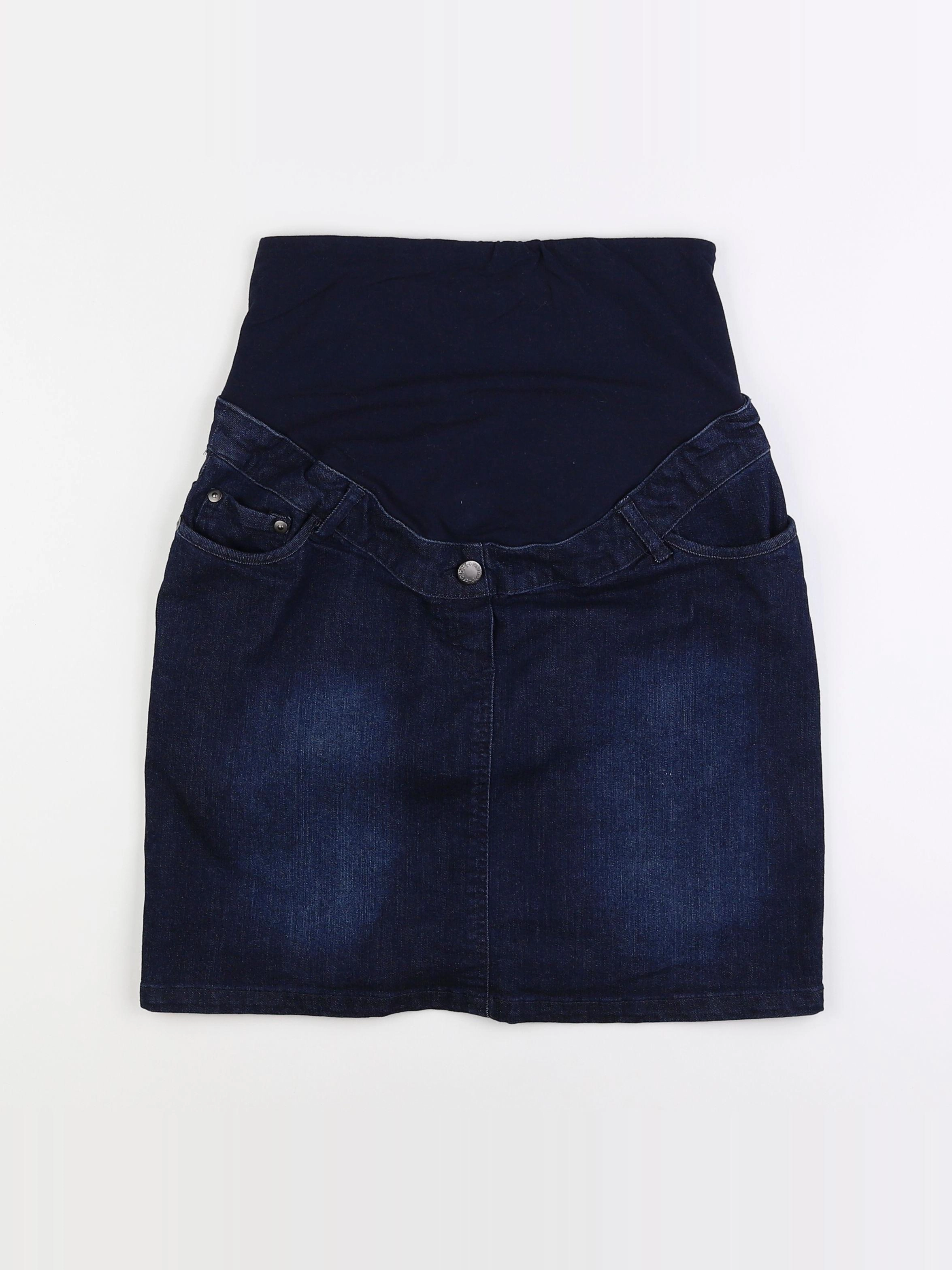 Vertbaudet - jupe grossesse bleu - 36