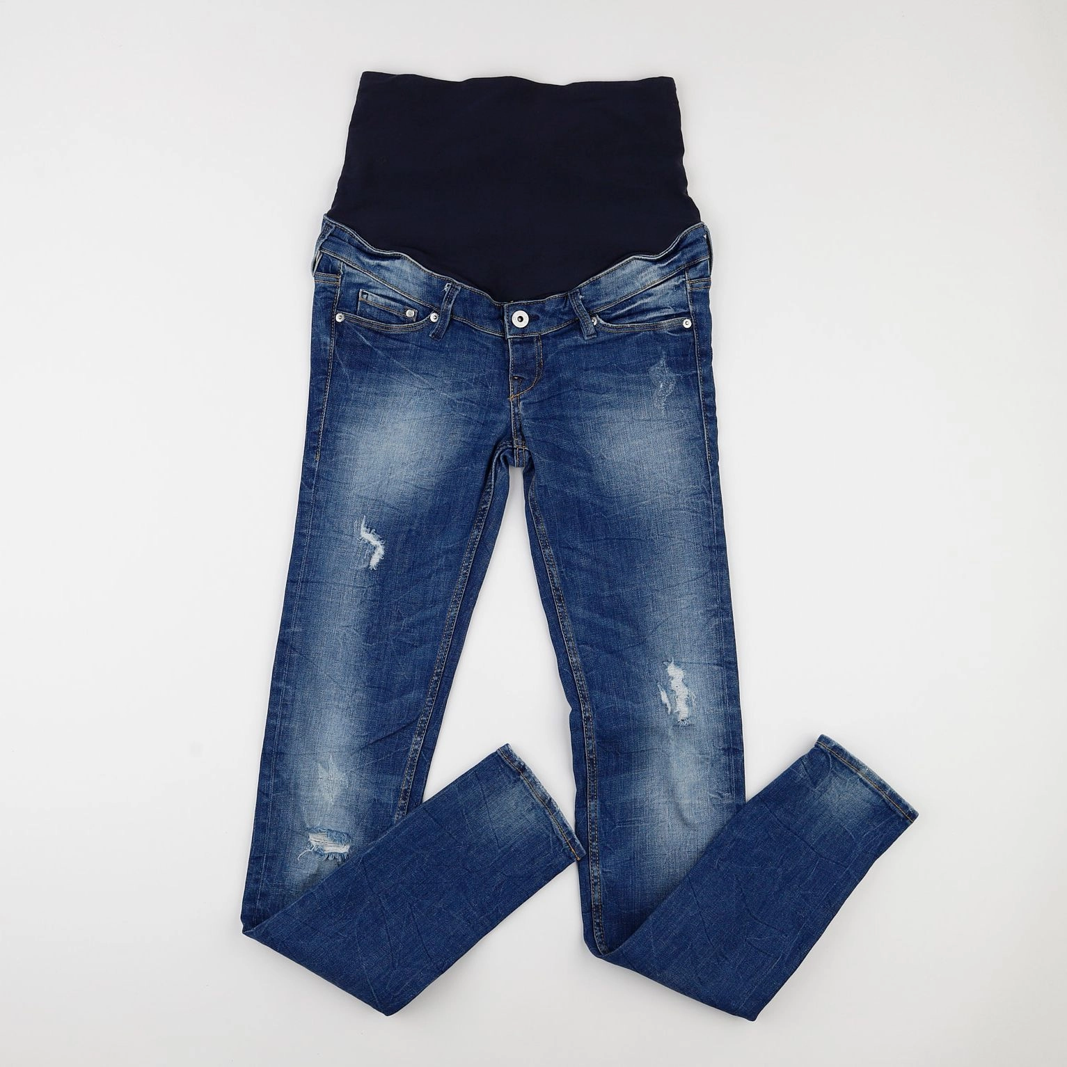 H&M - jean grossesse bleu - 36