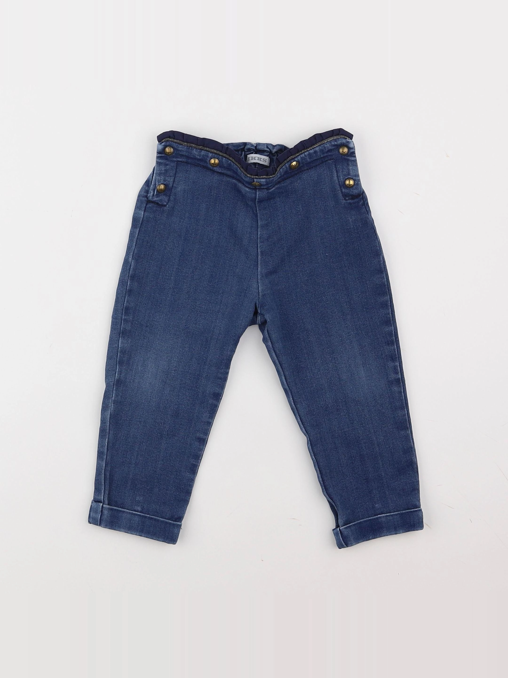 IKKS - jean bleu - 18 mois