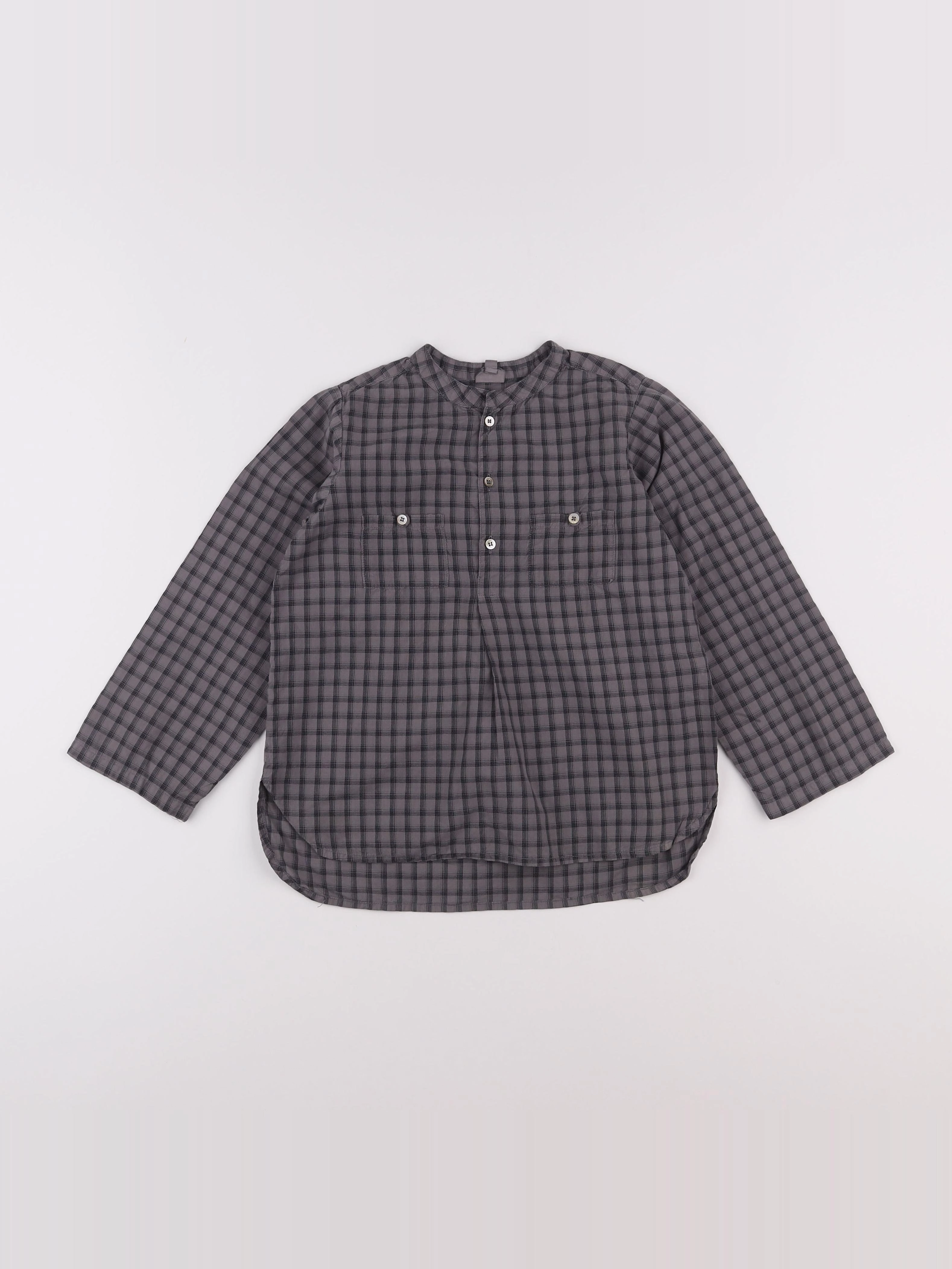Bonton - chemise gris - 6 ans