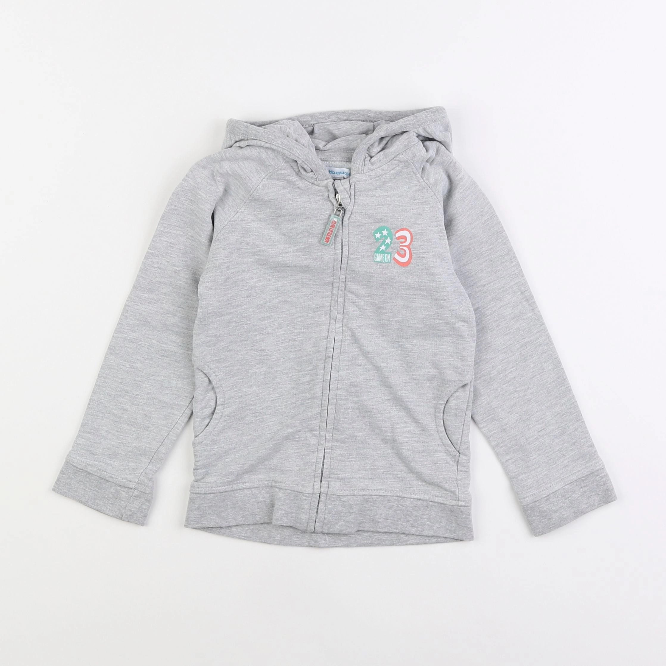 Vertbaudet - sweat gris - 3 ans