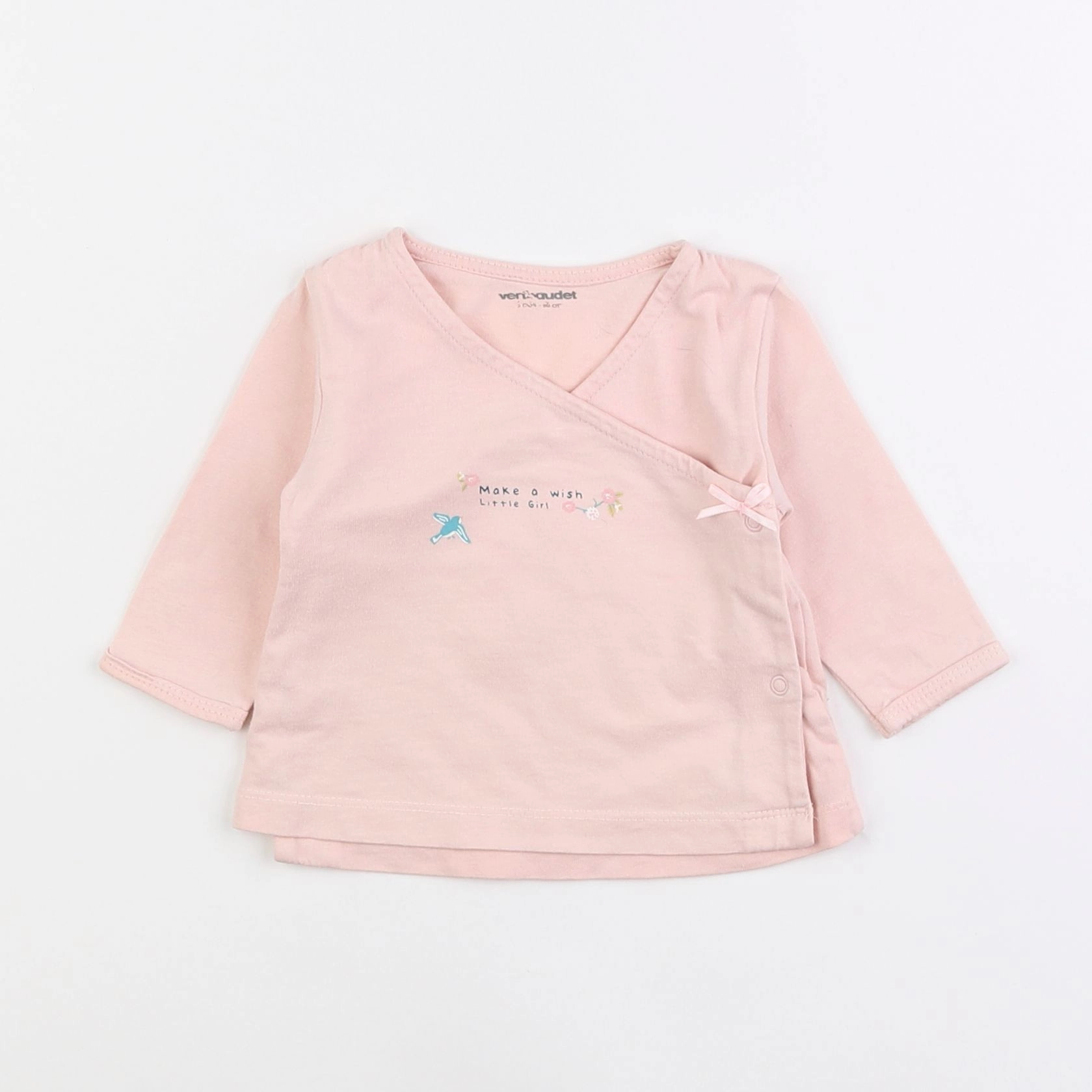 Vertbaudet - tee-shirt rose - 9 mois