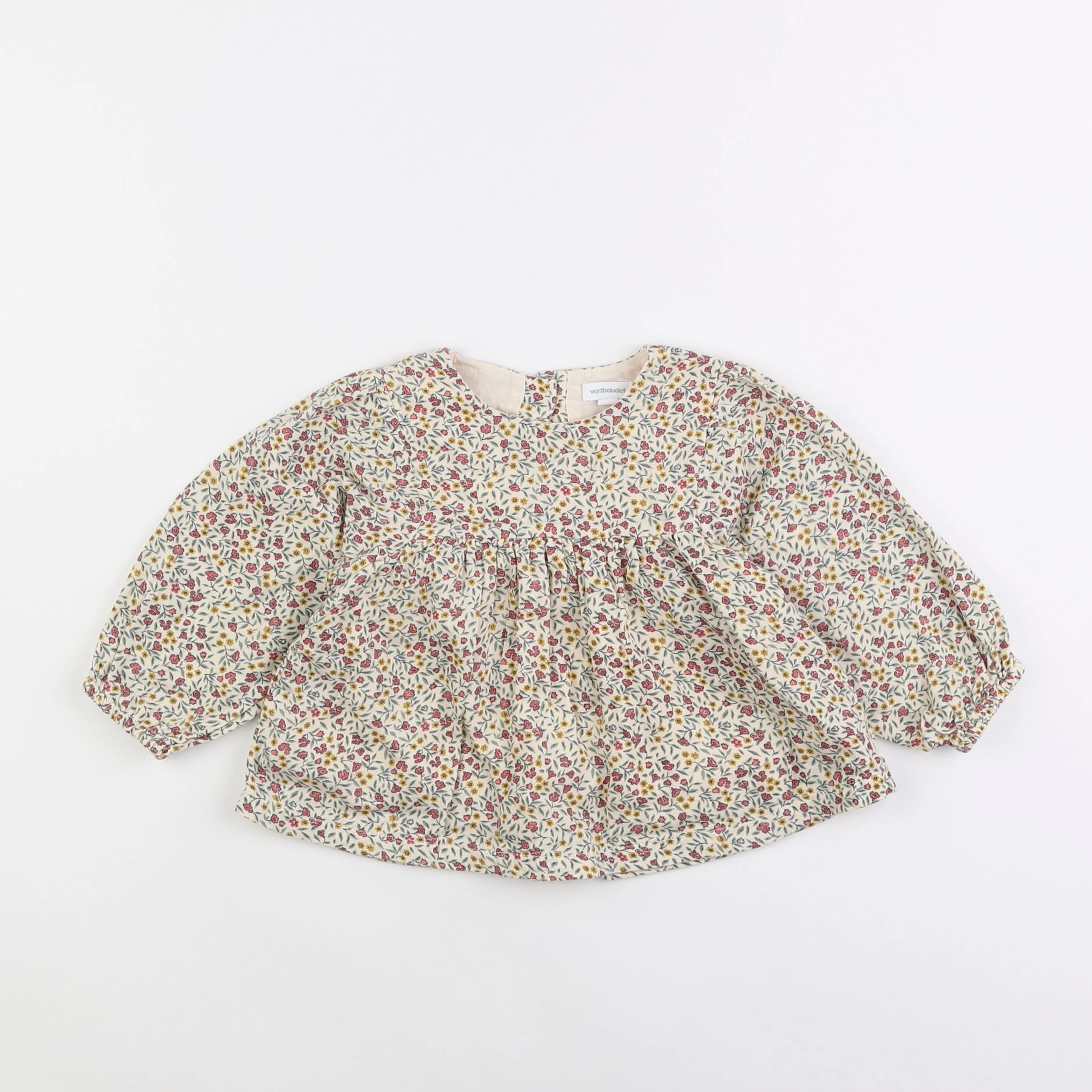 Vertbaudet - blouse multicolore - 18 mois