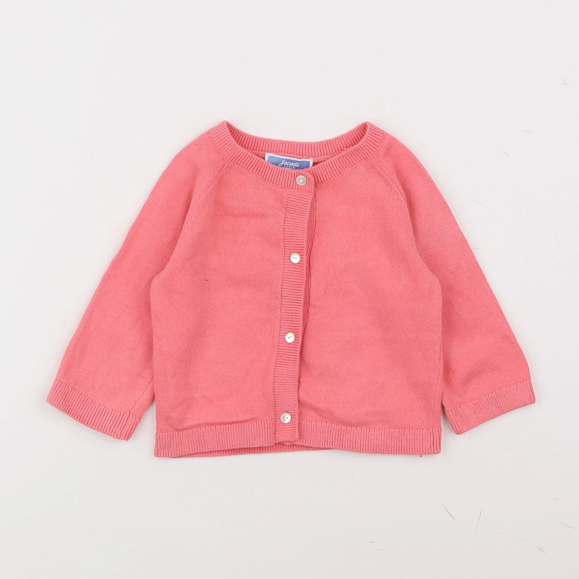 Jacadi - gilet rose - 6 mois