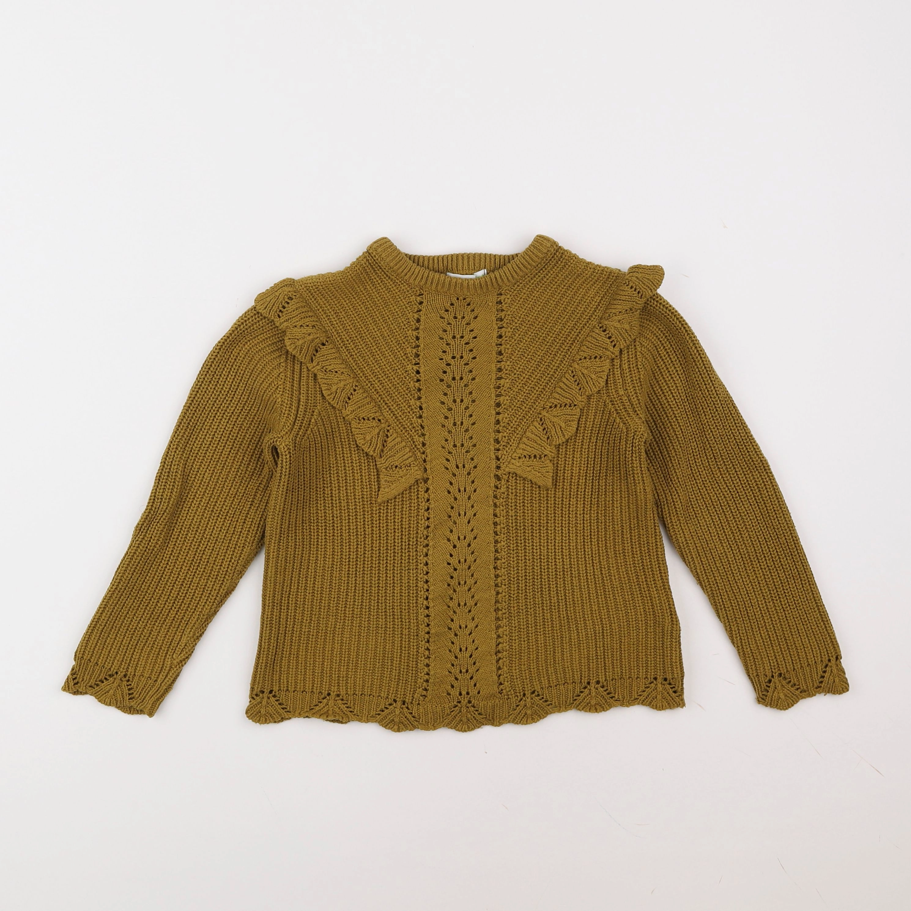 Vertbaudet - pull marron - 6 ans