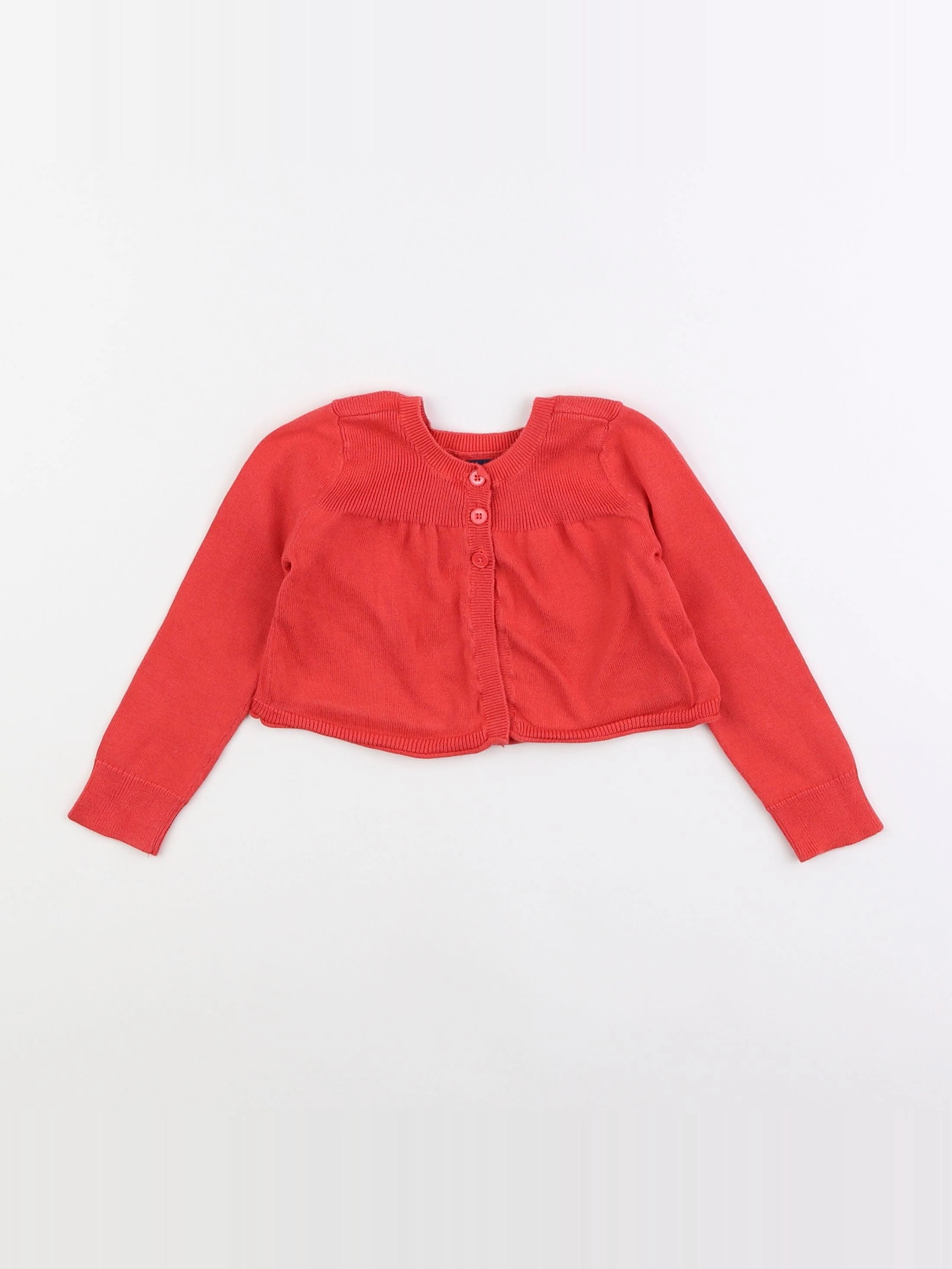 GAP - gilet rouge - 12/18 mois