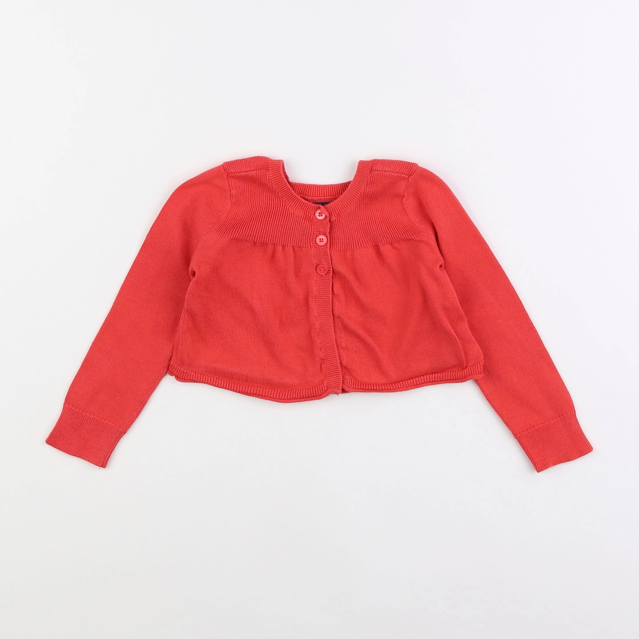 GAP - gilet rouge - 12/18 mois