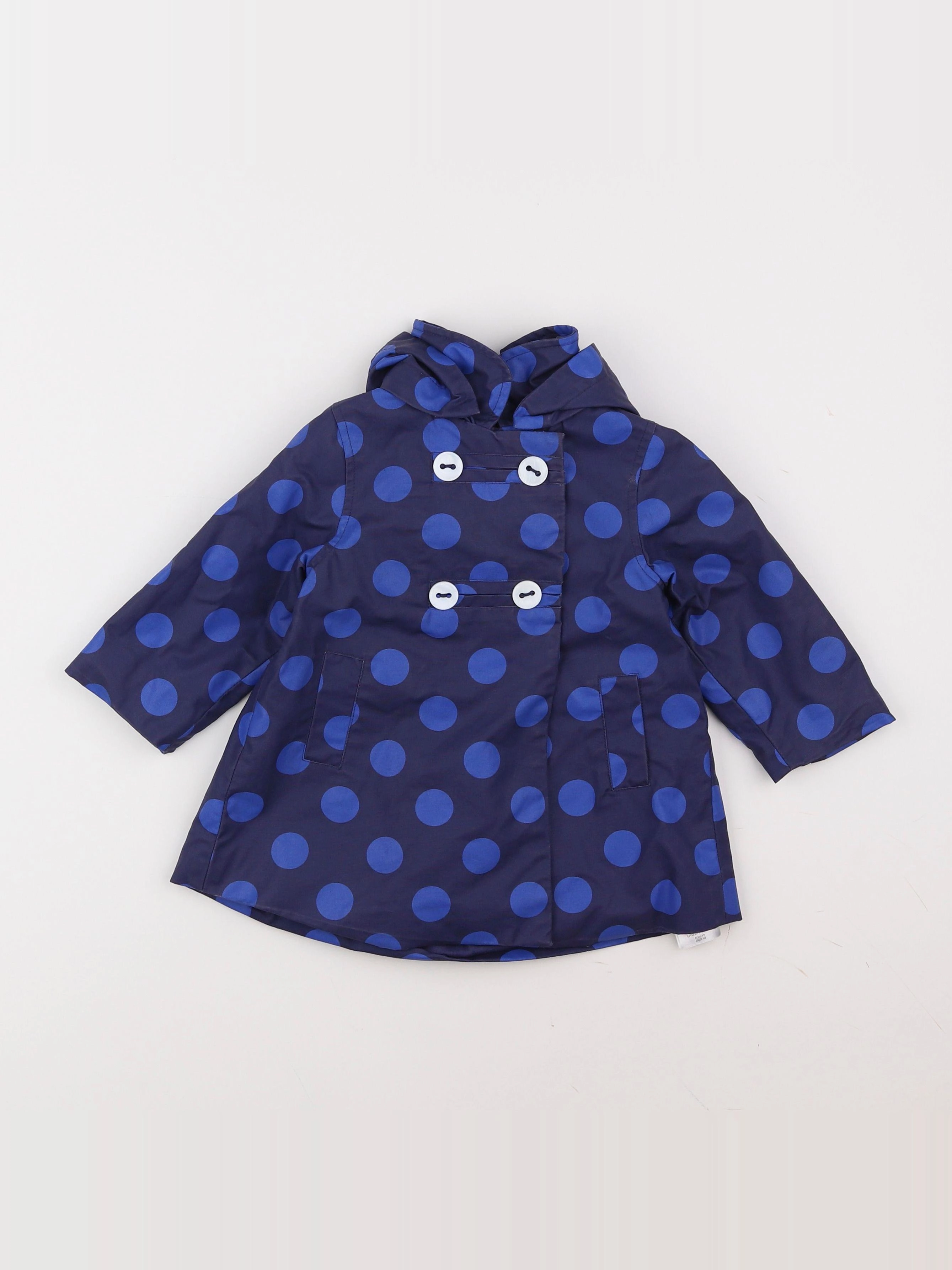 Jacadi - imperméable bleu - 12 mois