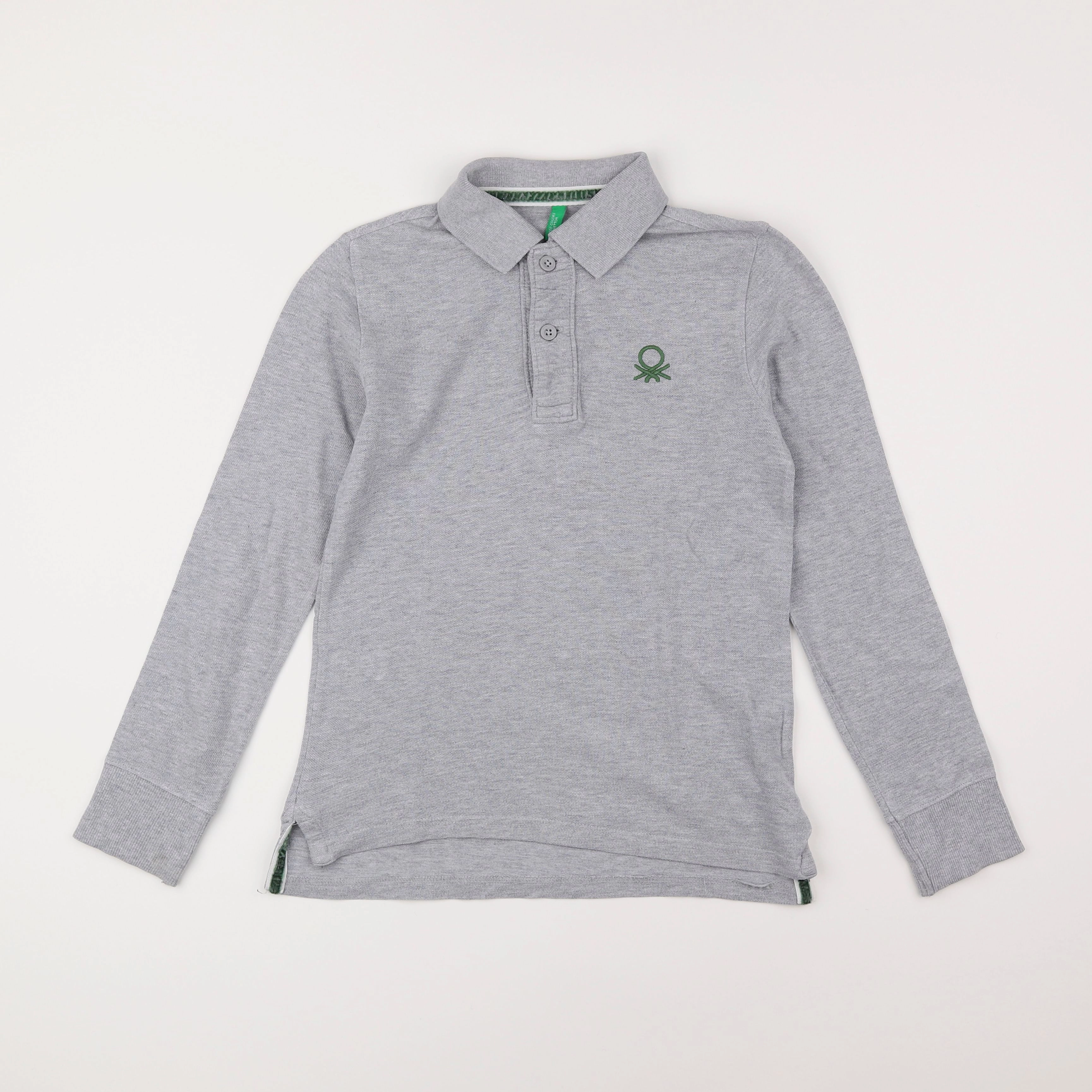 Benetton - polo gris - 12 ans