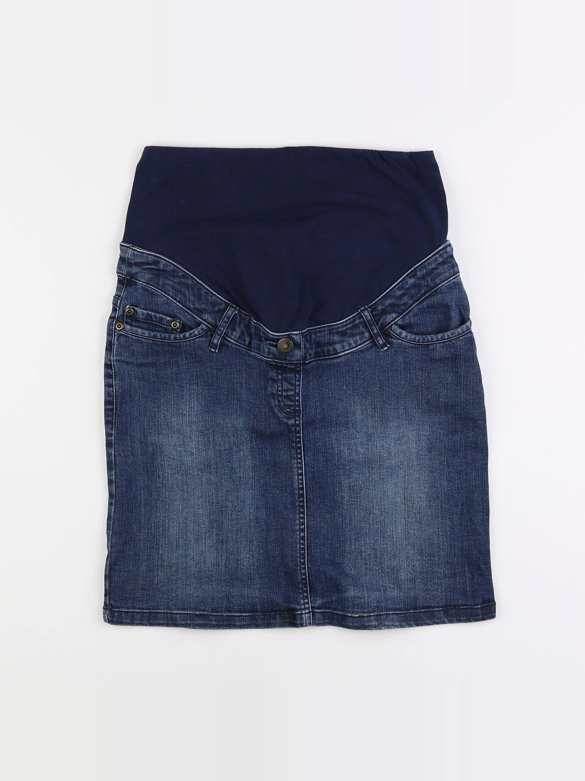 Vertbaudet - jupe grossesse bleu - 36