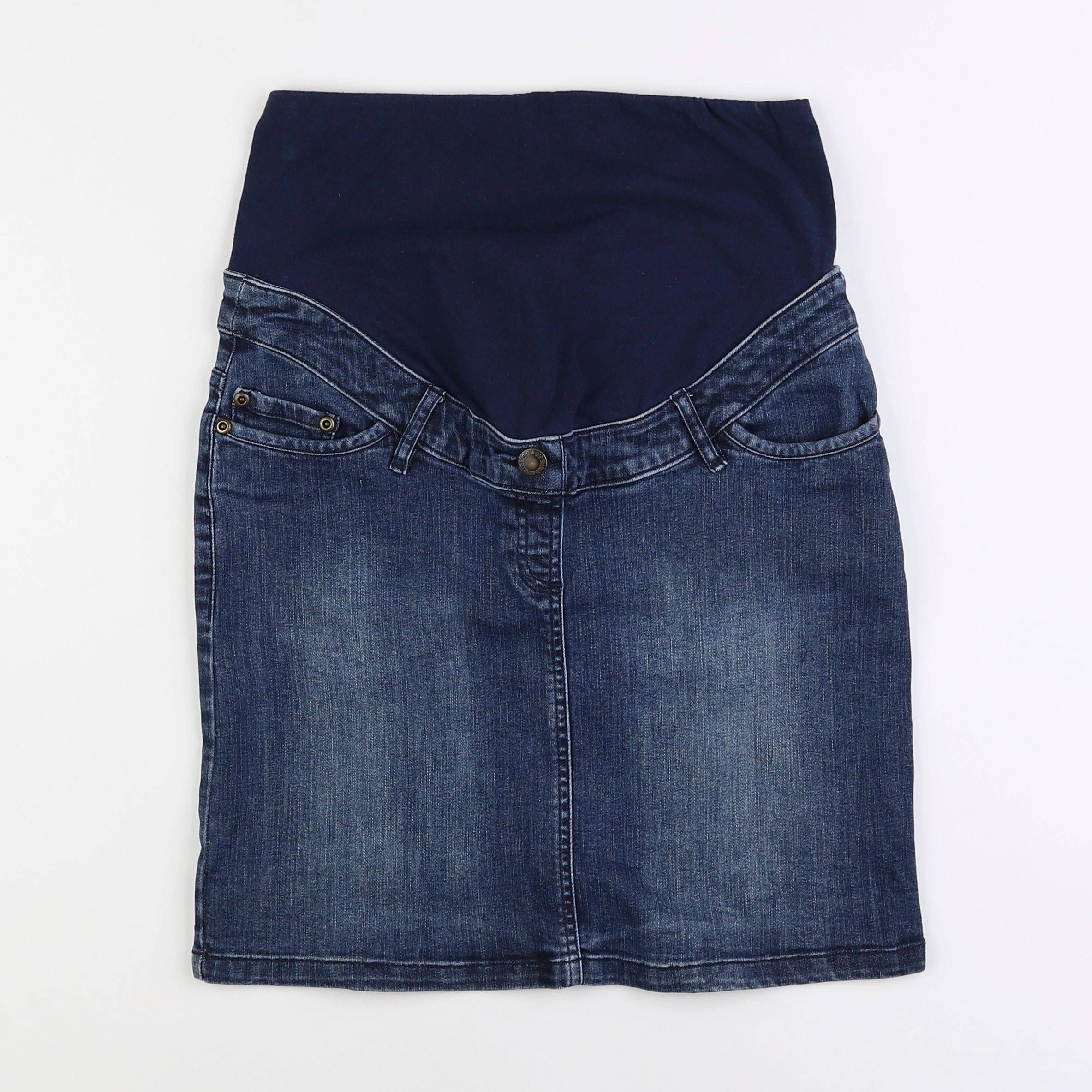 Vertbaudet - jupe grossesse bleu - 36