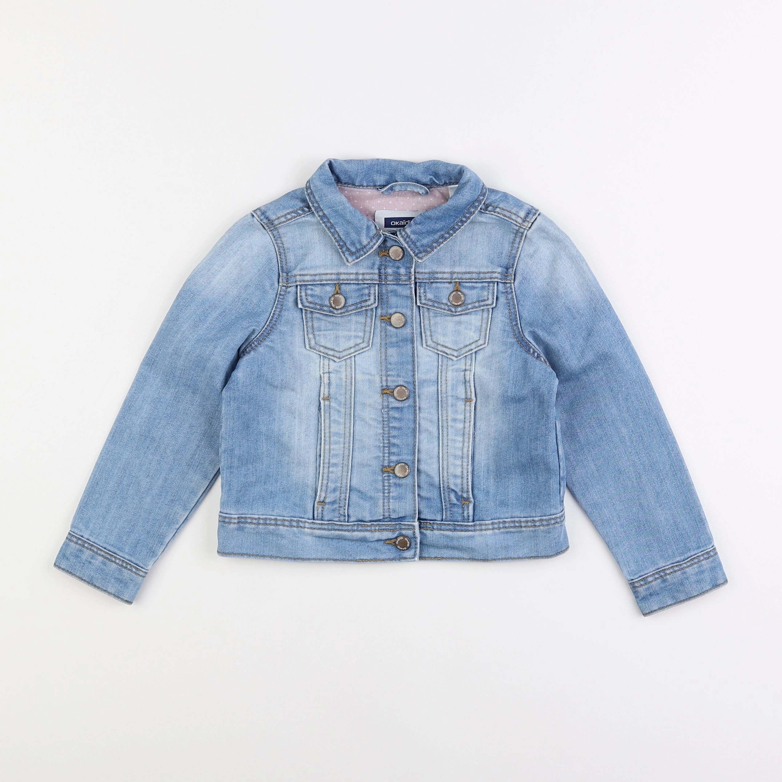 Okaidi - veste bleu - 3 ans