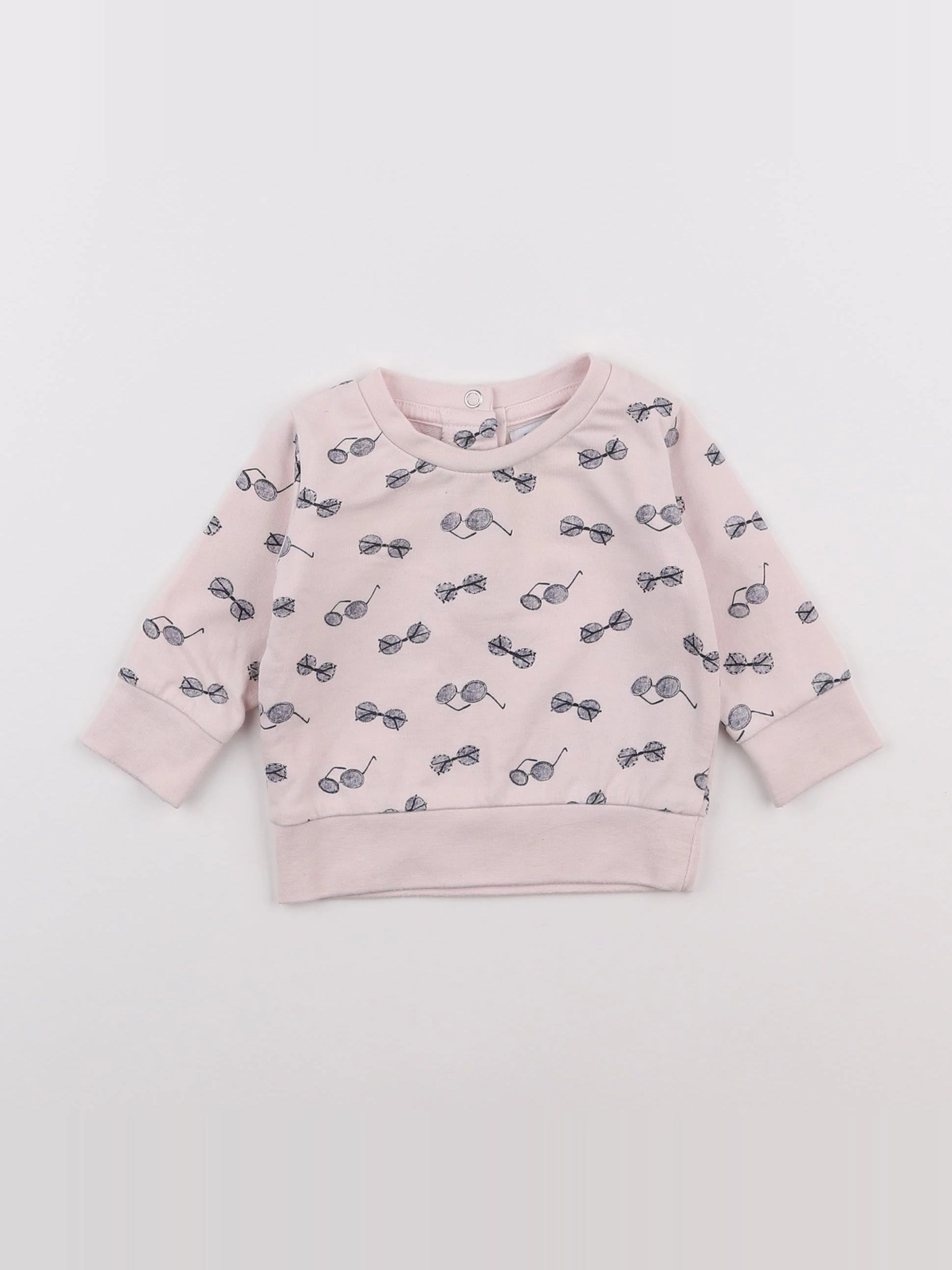La Redoute - sweat rose - 3 mois