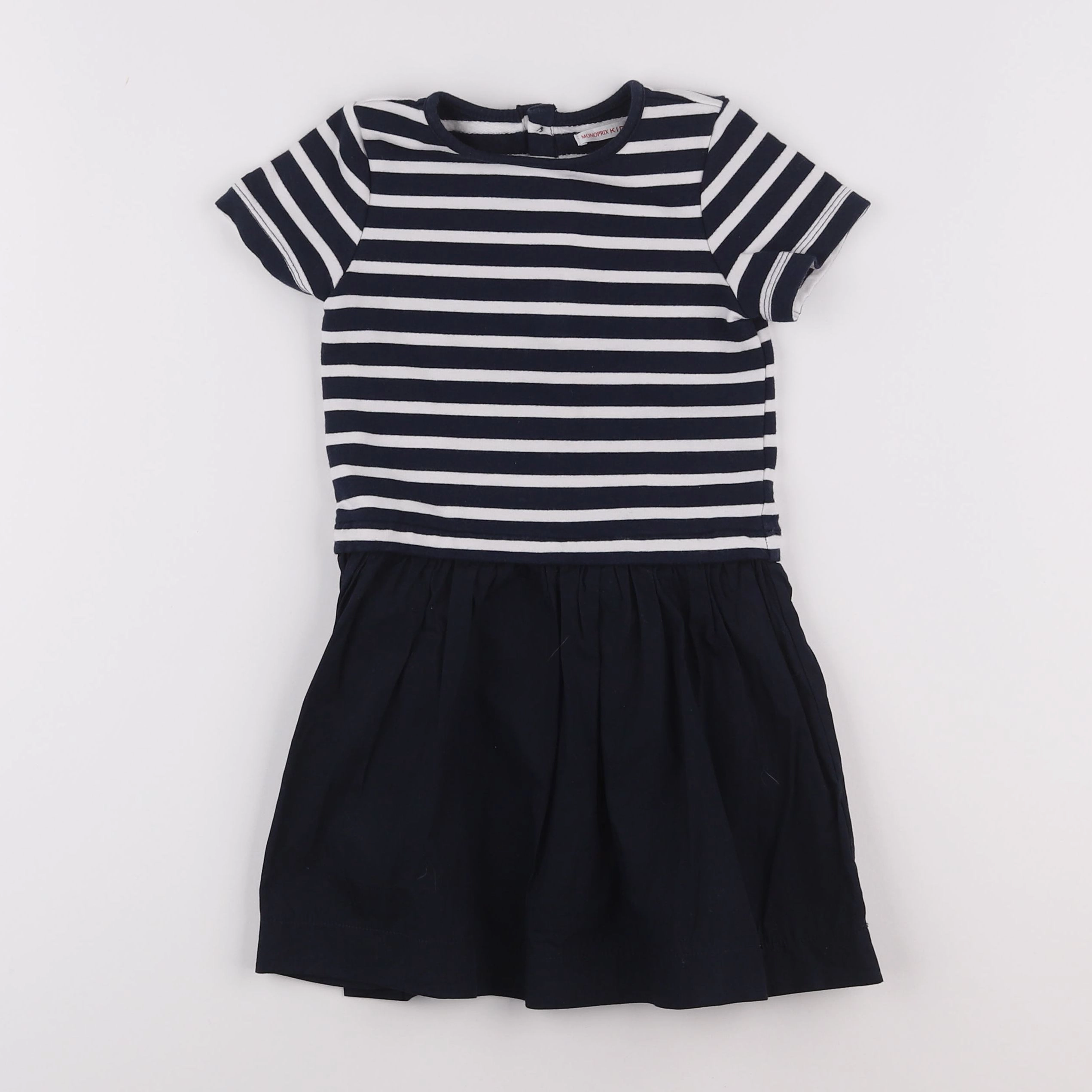 Monoprix - robe bleu - 3 ans