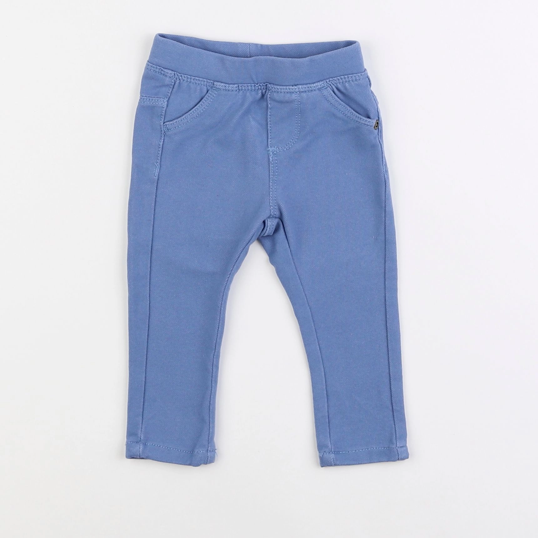 Vertbaudet - legging bleu - 6 mois