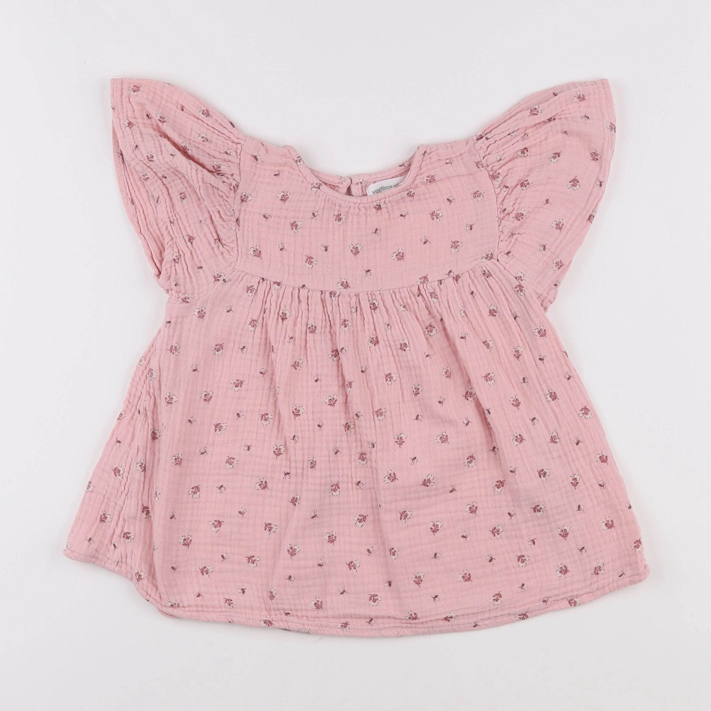 Vertbaudet - blouse rose - 7 ans