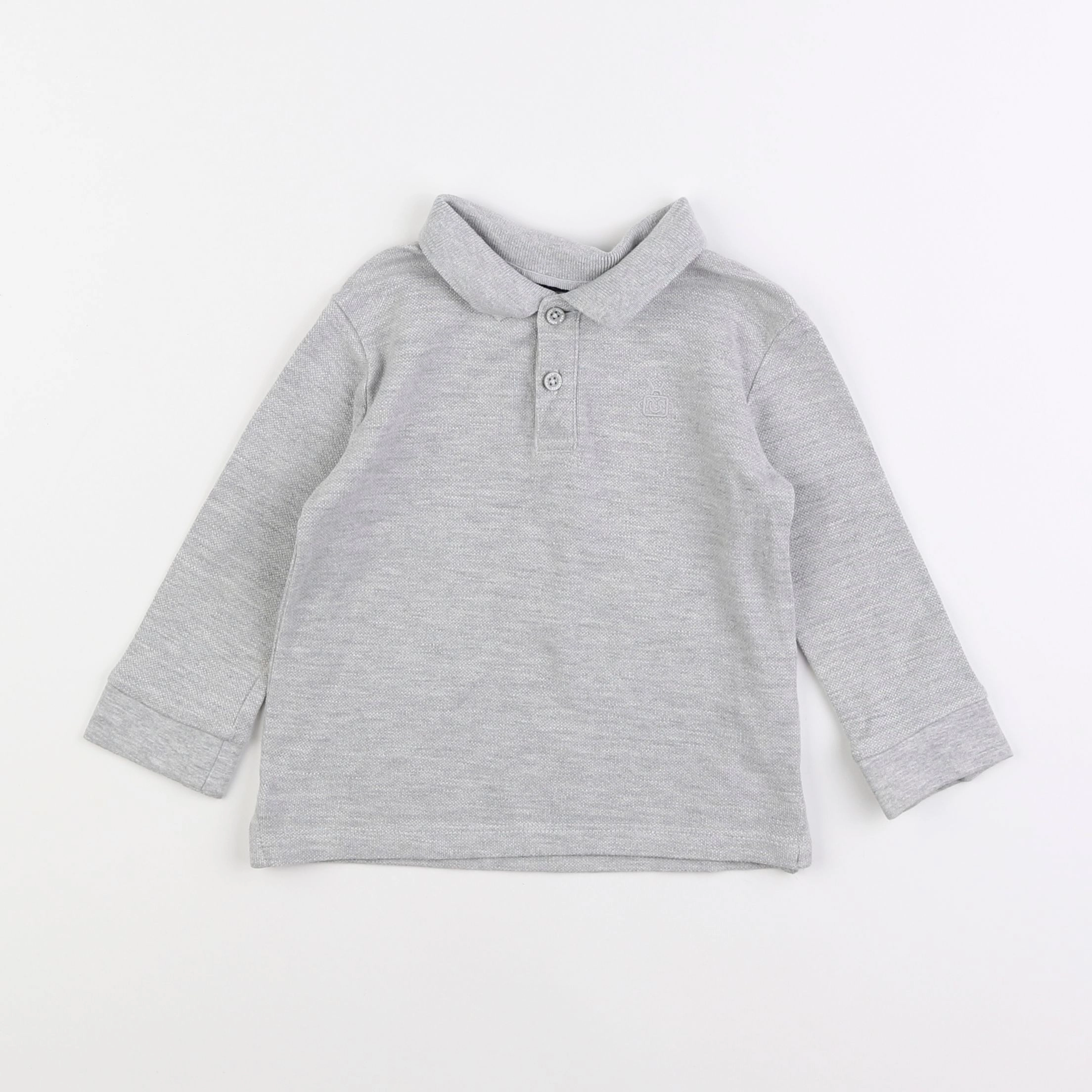 Zara - polo gris - 12/18 mois