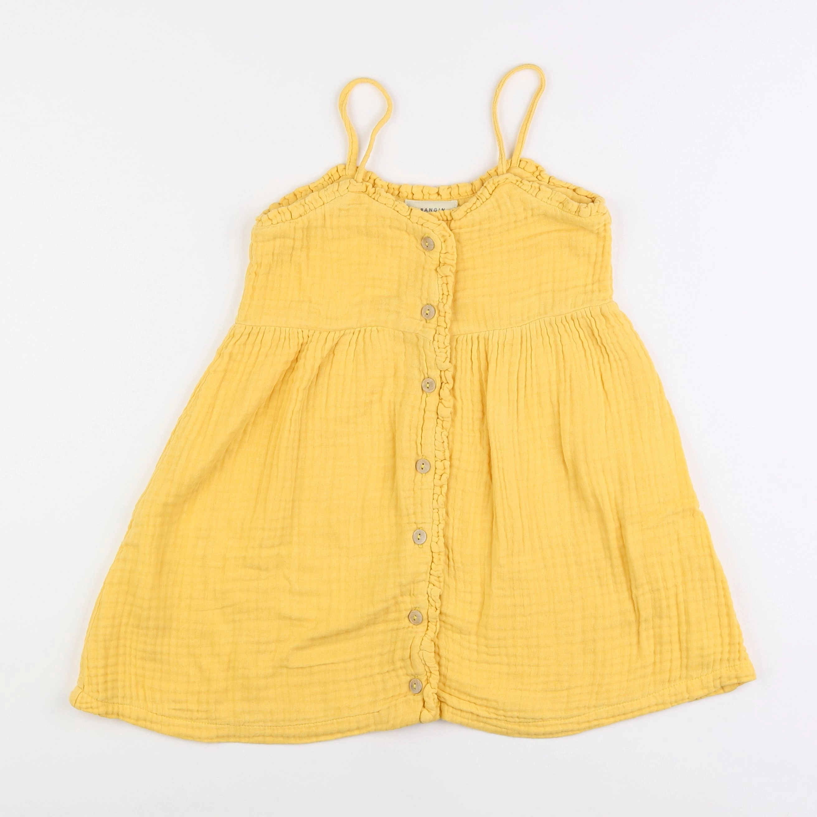 Frangin Frangine - robe jaune - 6 ans