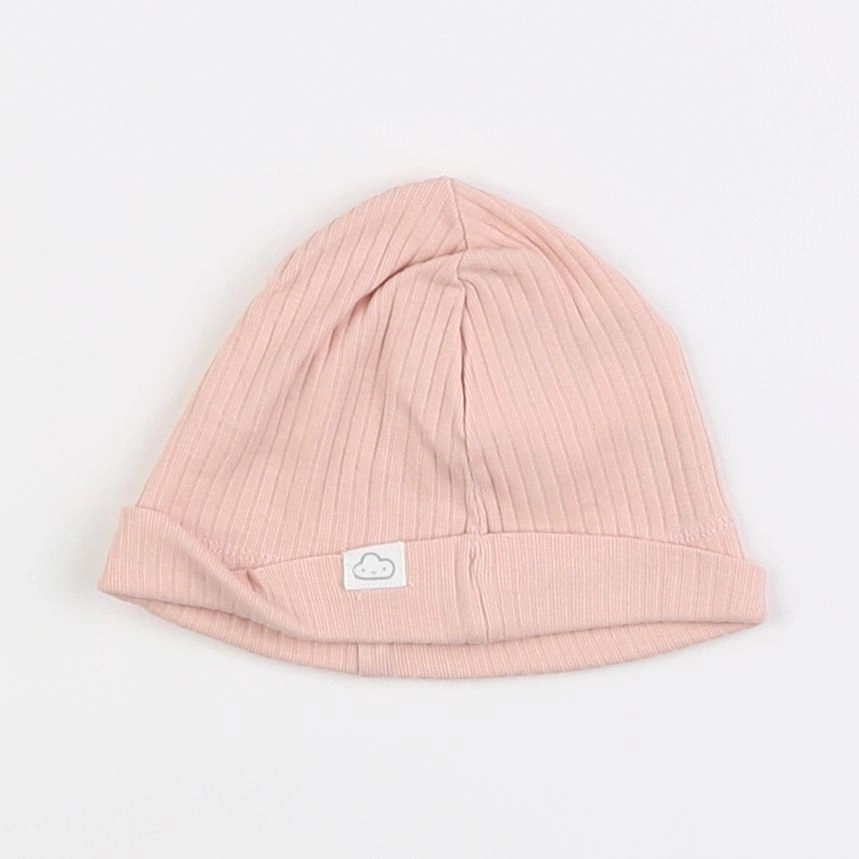 H&M - bonnet rose - 3 mois