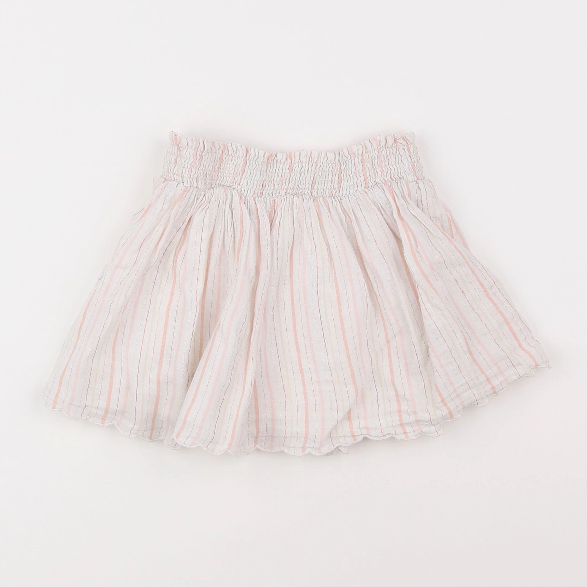 Vertbaudet - jupe blanc - 4 ans