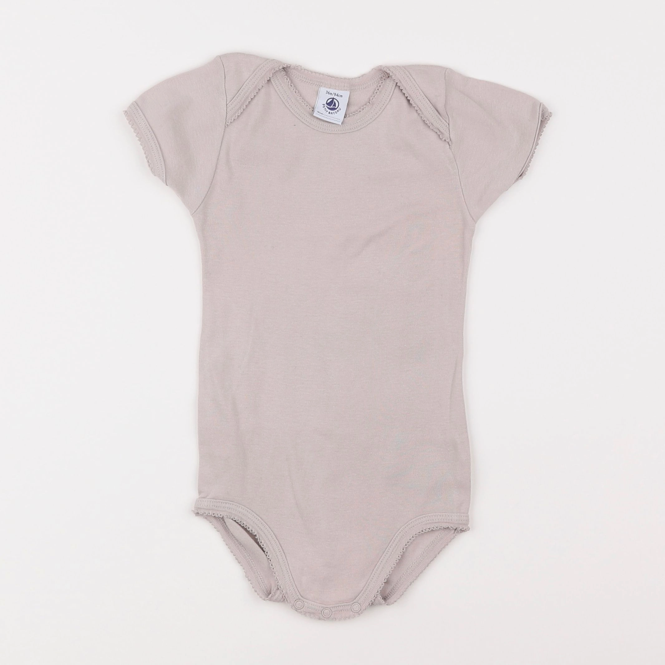 Petit Bateau - body marron - 3 ans