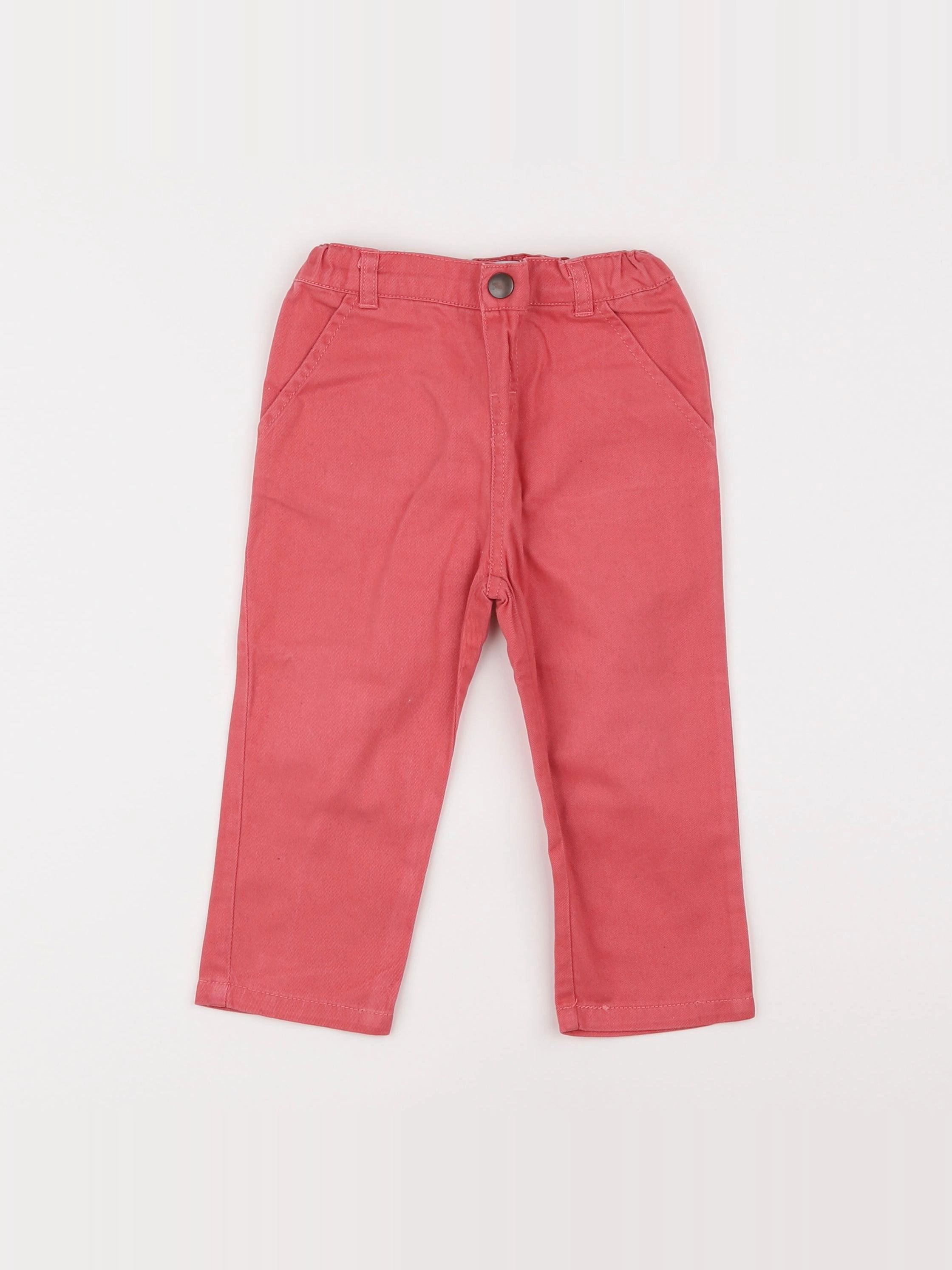 La Redoute - jean rouge - 18 mois