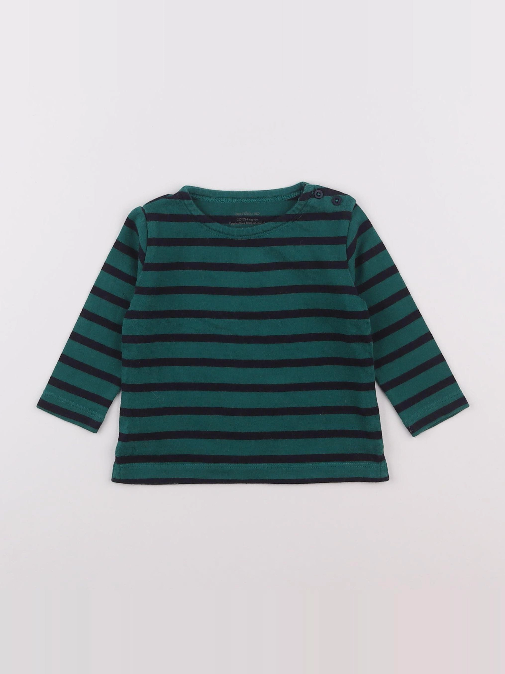 Boutchou - tee-shirt vert - 9 mois