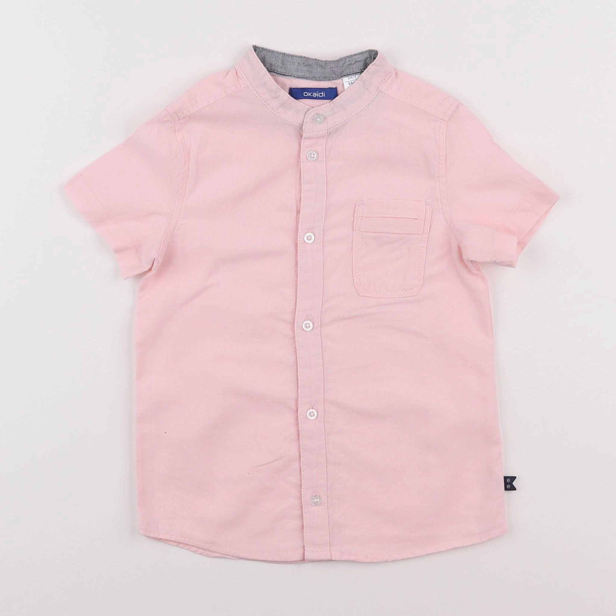 Okaidi - chemise rose - 3 ans