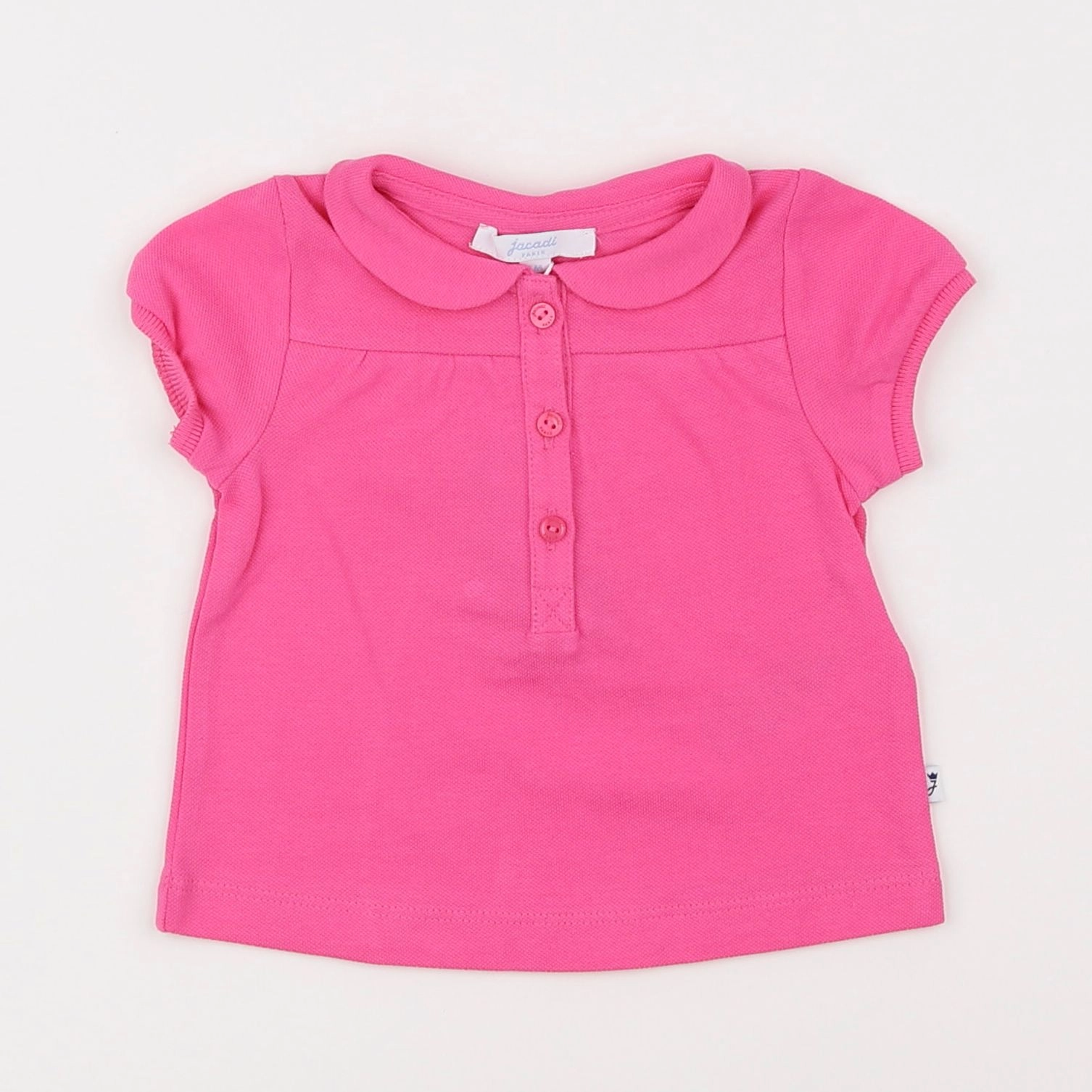 Jacadi - polo rose - 6 mois