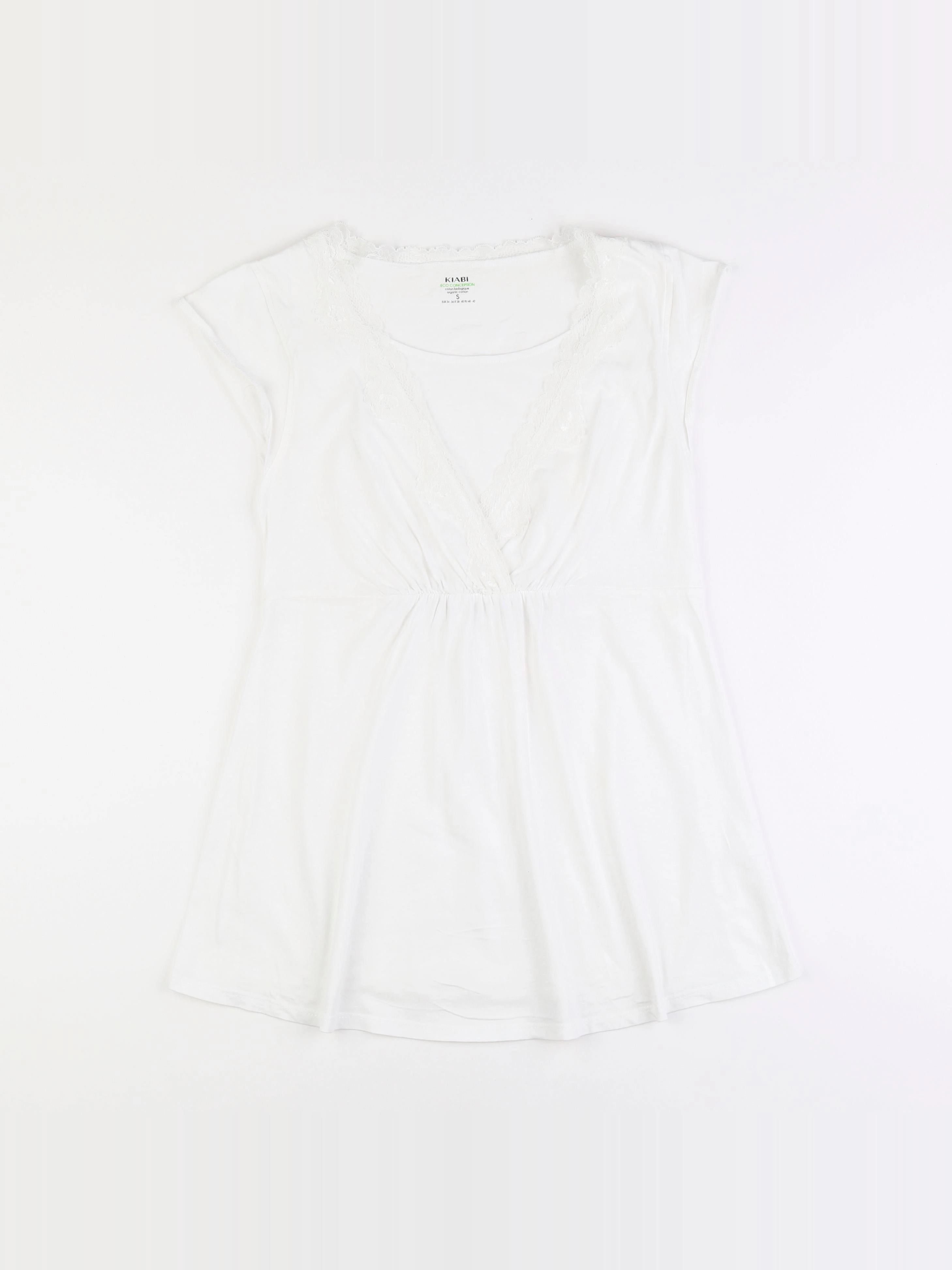 Kiabi - robe grossesse blanc - 36