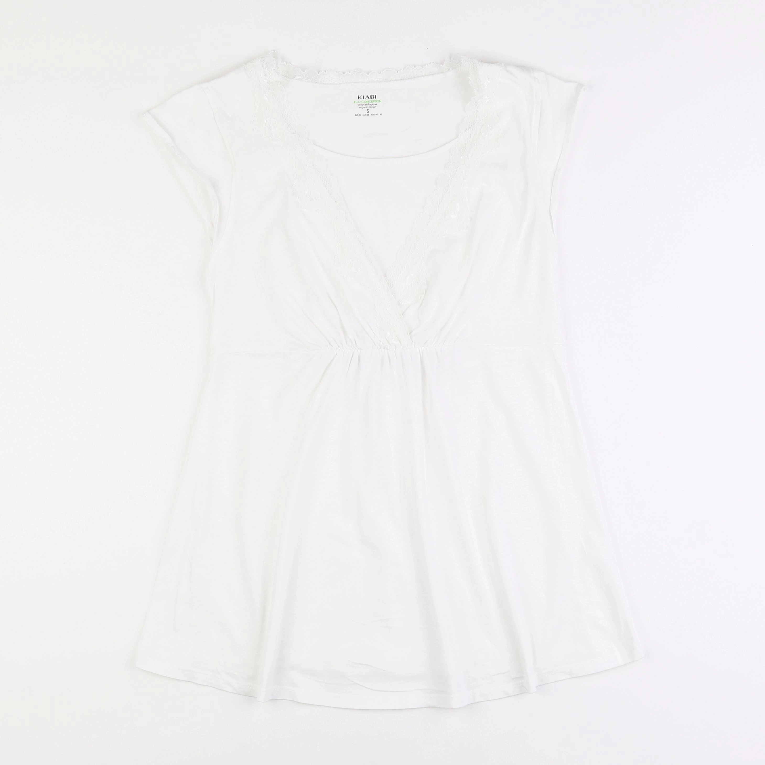 Kiabi - robe grossesse blanc - 36