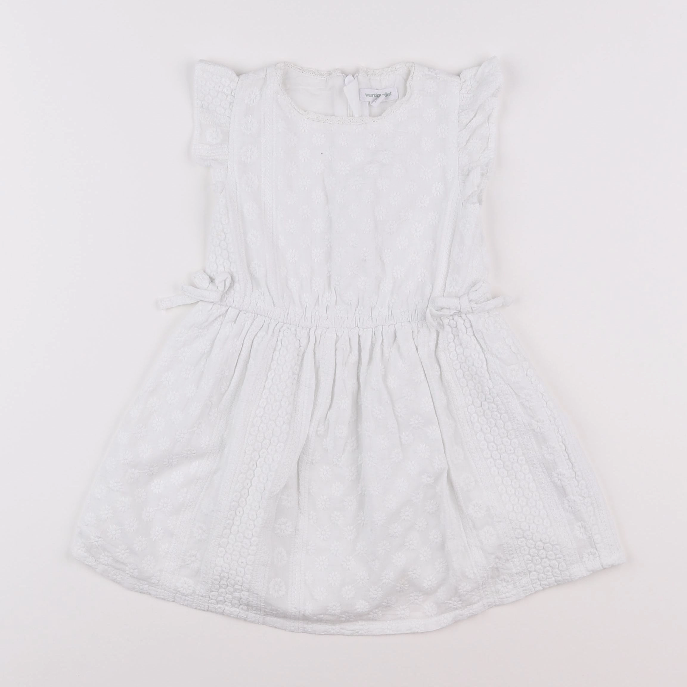 Vertbaudet - robe blanc - 3 ans