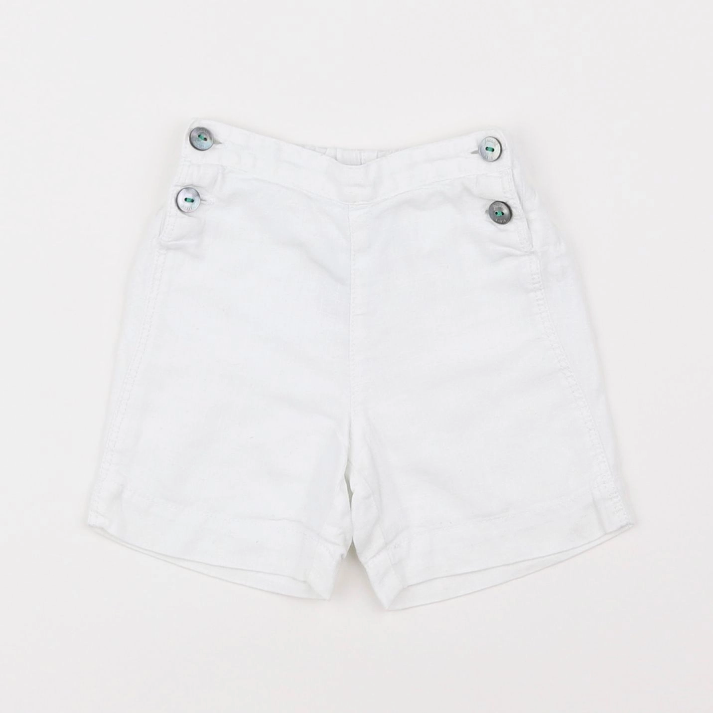 Jacadi - short blanc - 1 mois