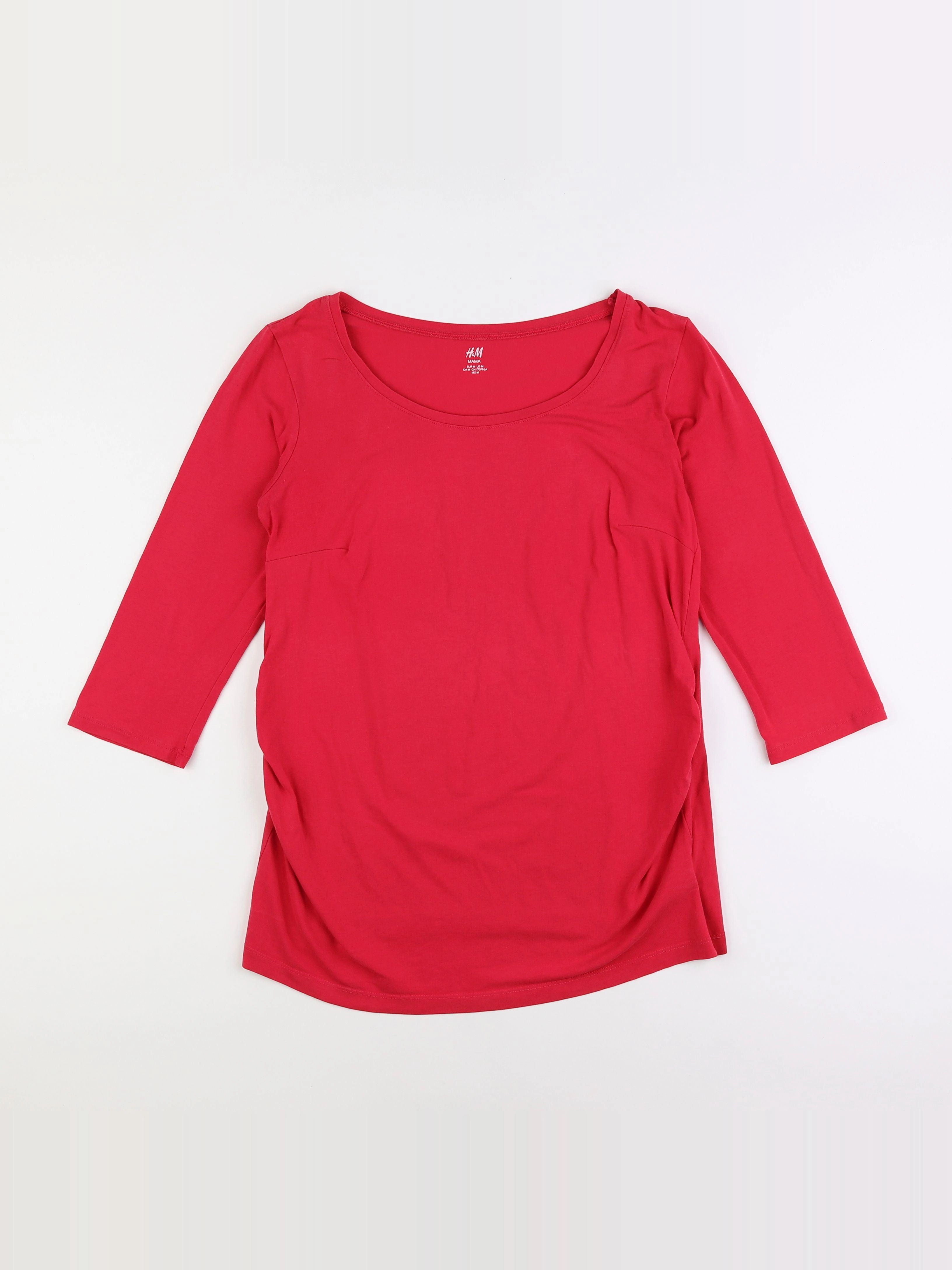 H&M - tee-shirt grossesse rose - 40 à 42