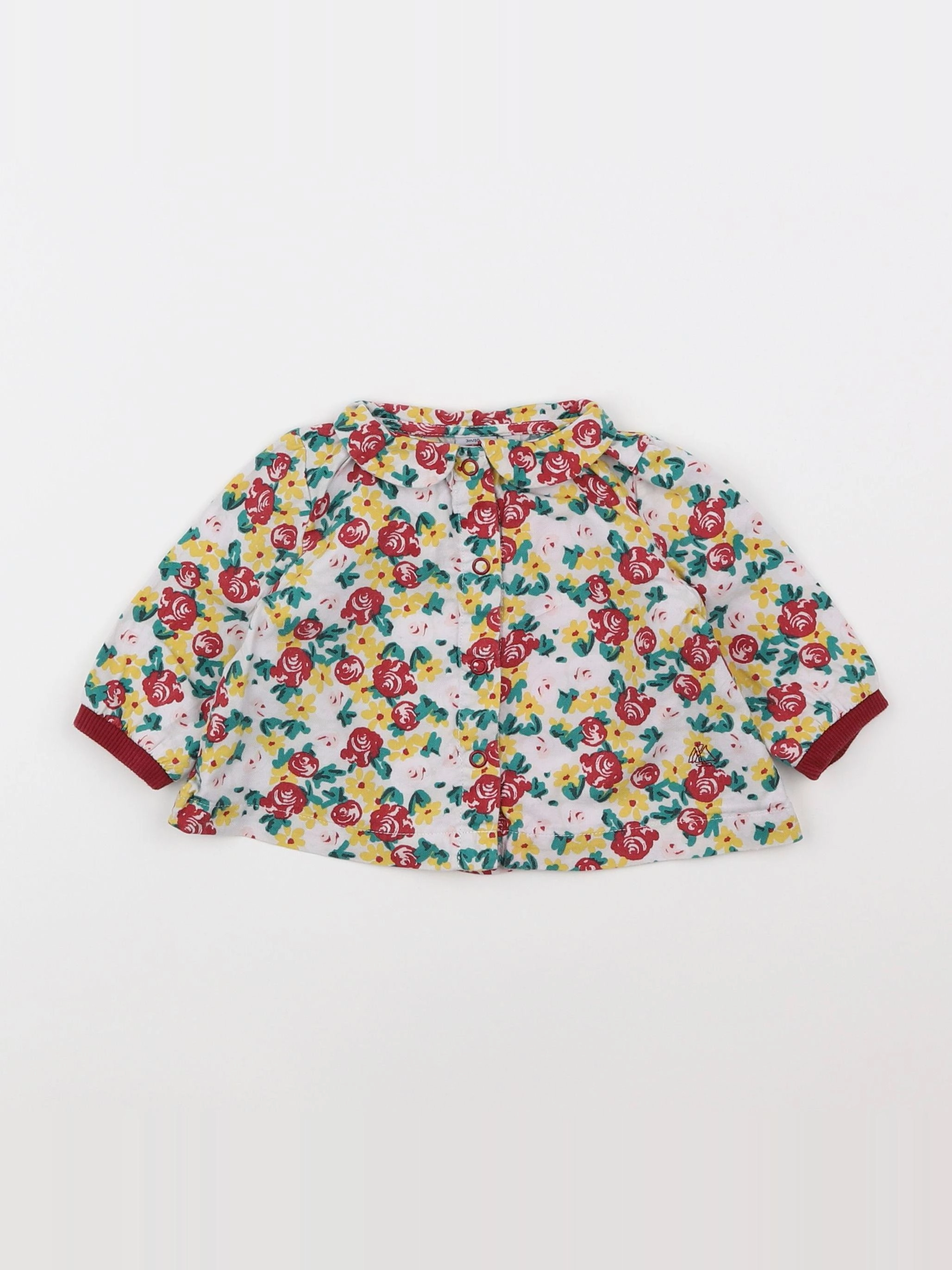 Petit Bateau - blouse multicolore - 3 mois