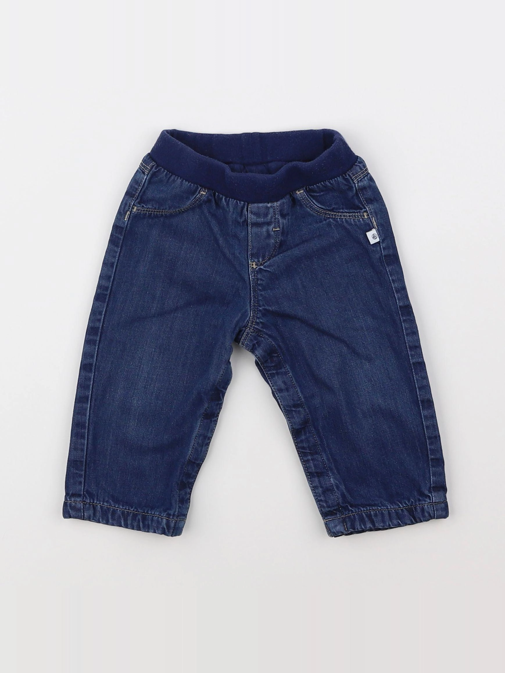 Petit Bateau - jean bleu - 6 mois