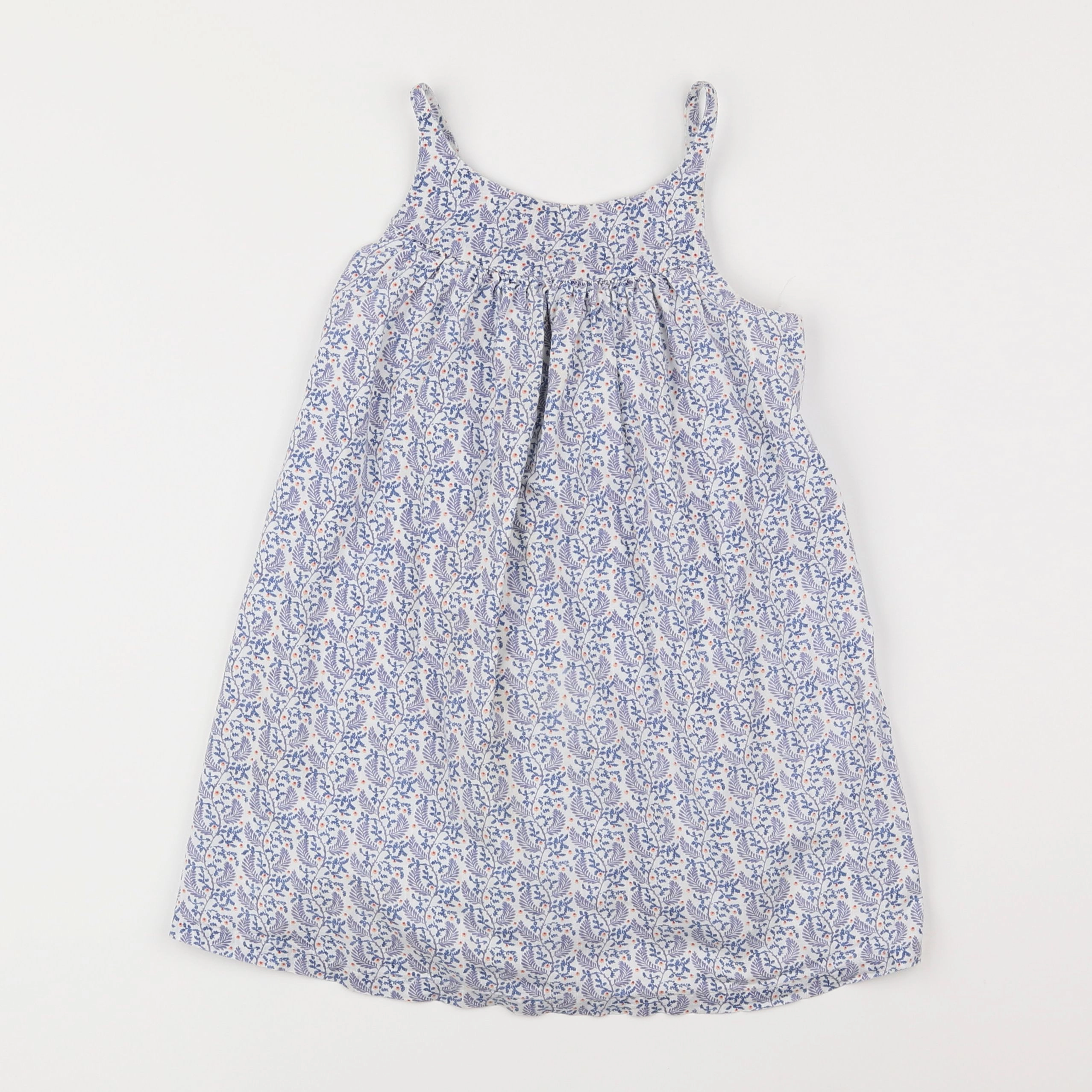 Monoprix - robe bleu - 4 ans