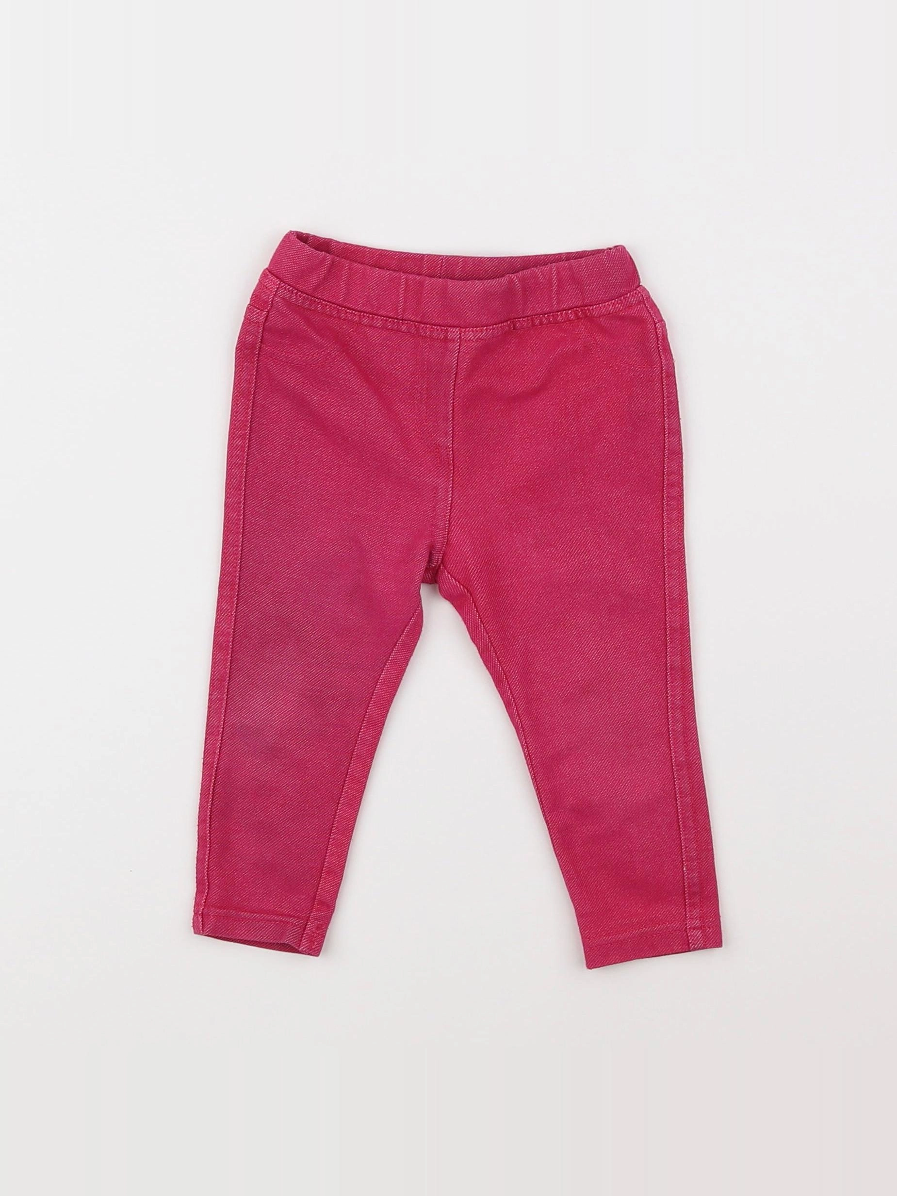 Tape à l'oeil - jegging rose - 9 mois