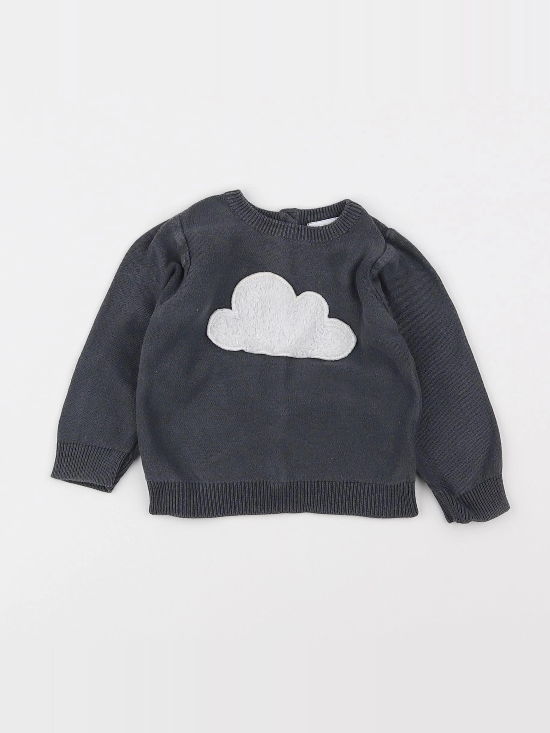 La Redoute - pull gris - 6 mois