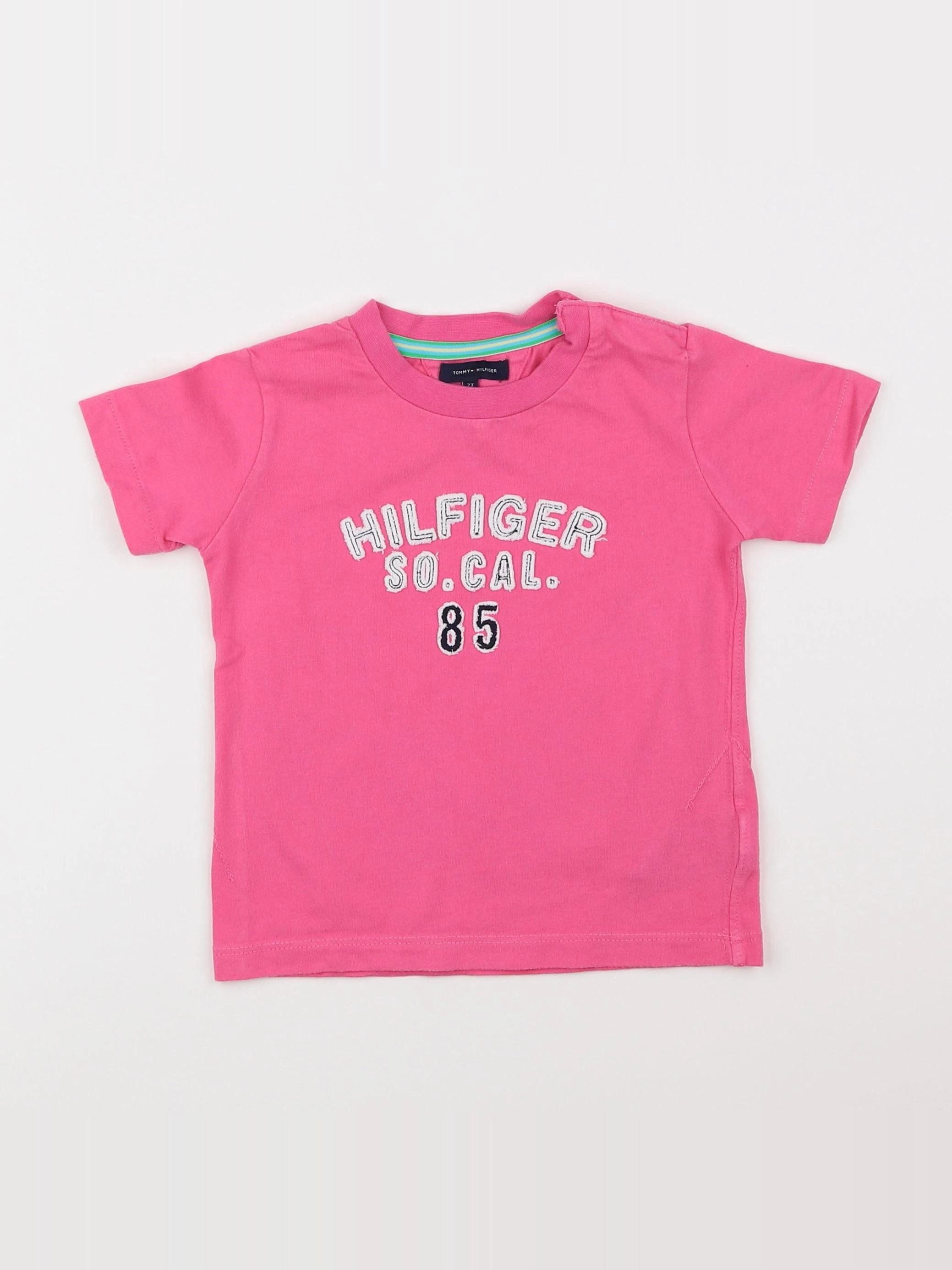 Tommy Hilfiger - tee-shirt rose - 2 ans