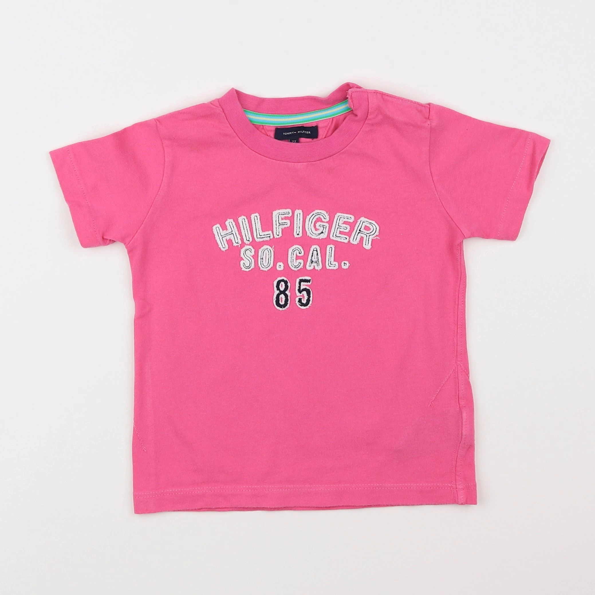 Tommy Hilfiger - tee-shirt rose - 2 ans