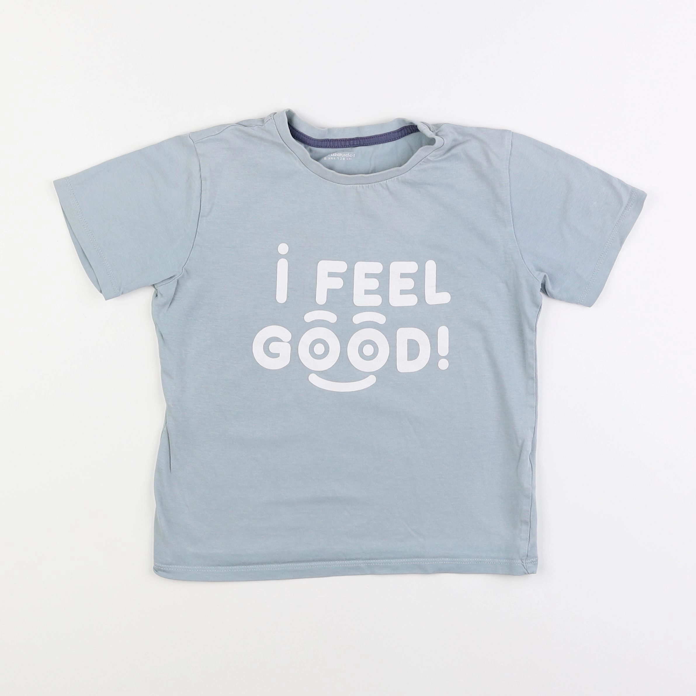 Vertbaudet - tee-shirt gris - 8 ans
