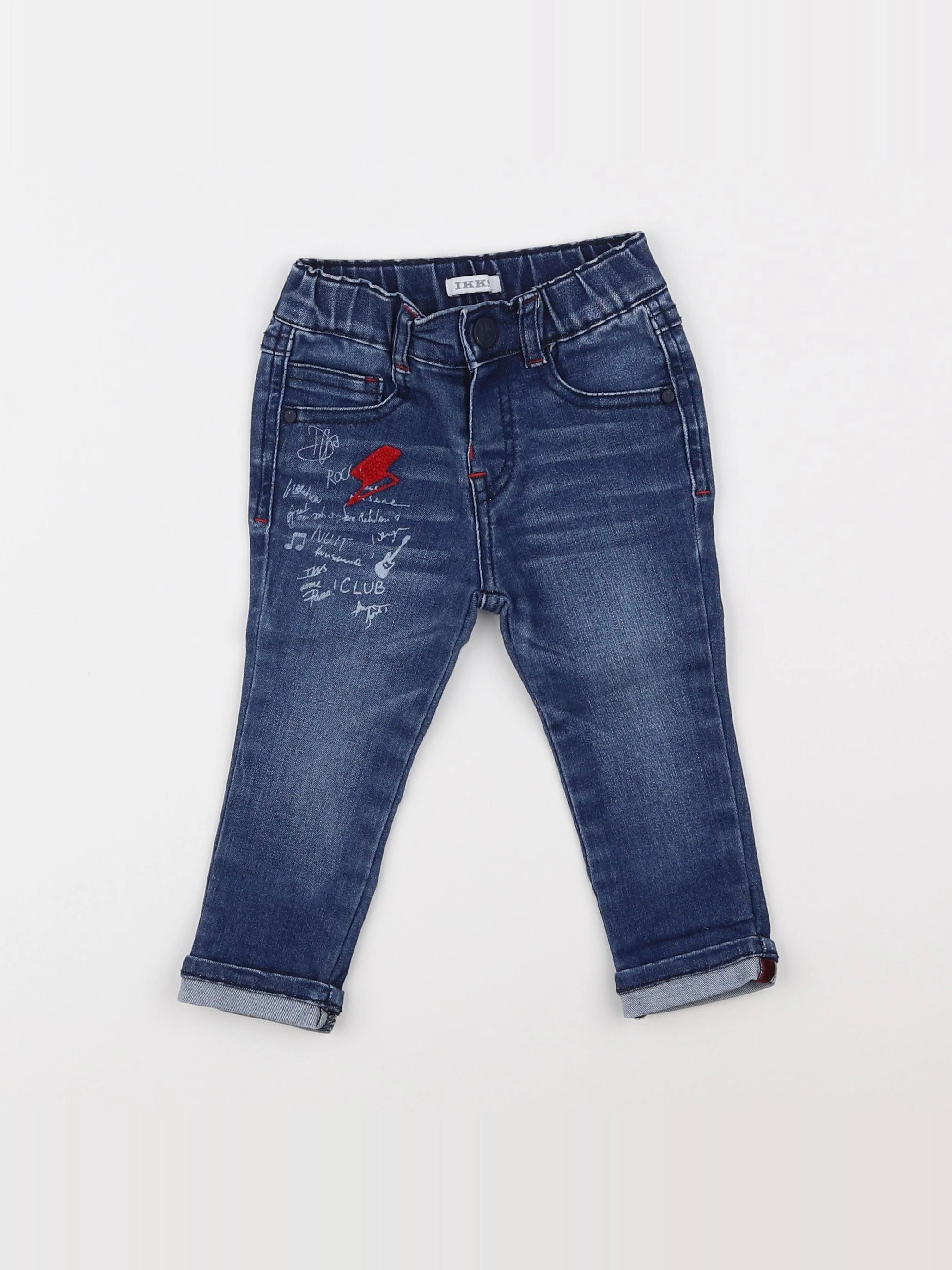 IKKS - jean bleu - 6 mois