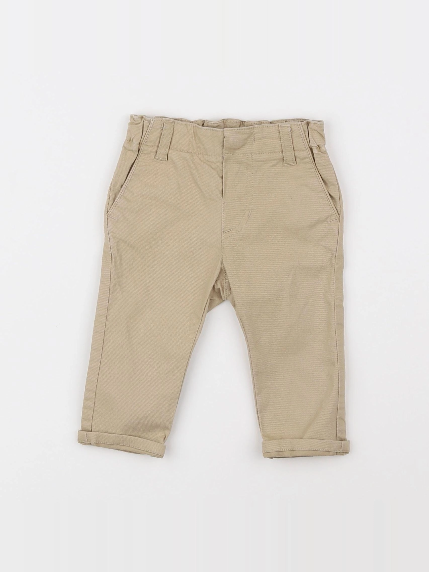 IKKS - pantalon réversible beige - 6 mois