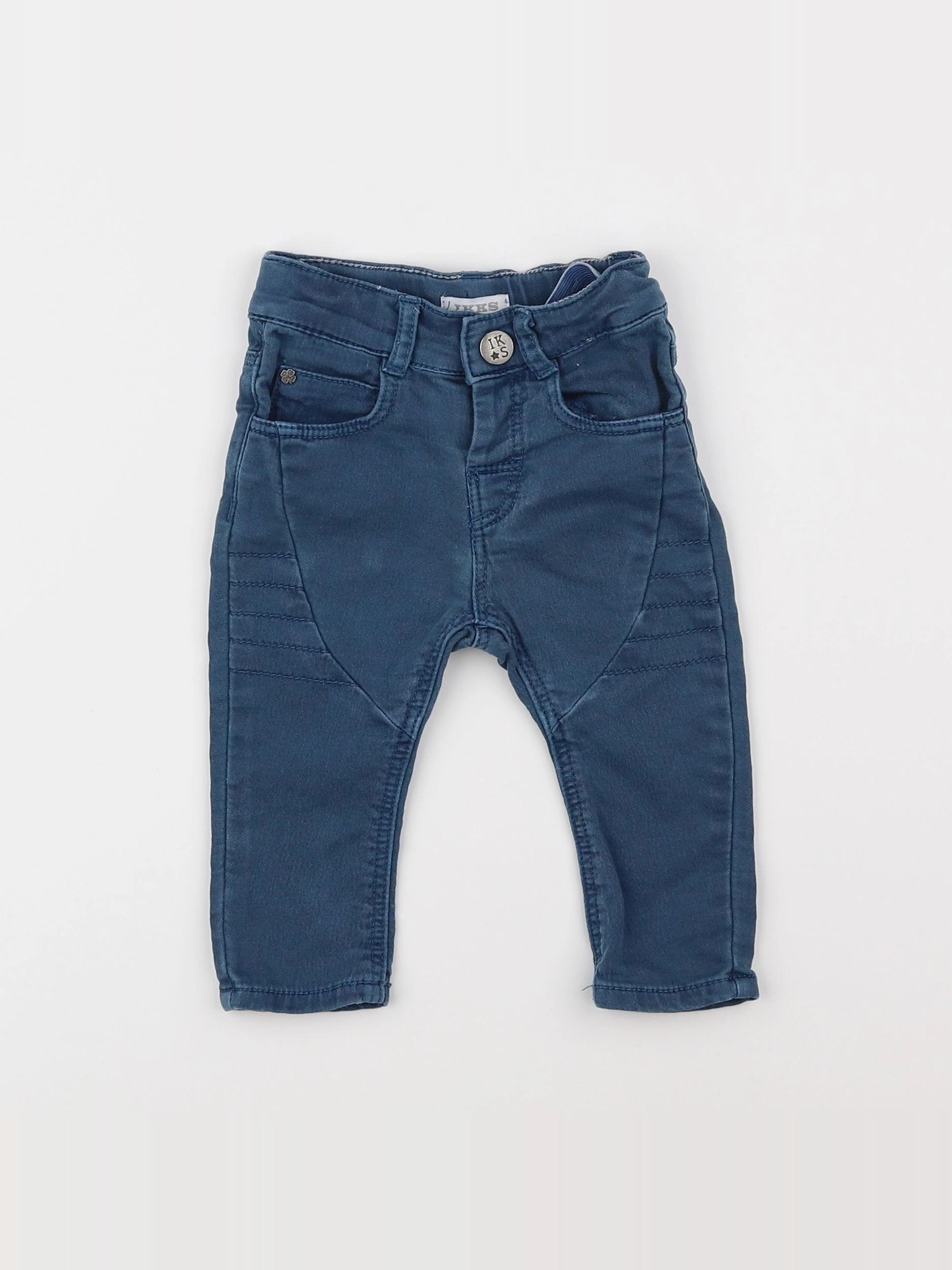 IKKS - pantalon bleu - 6 mois