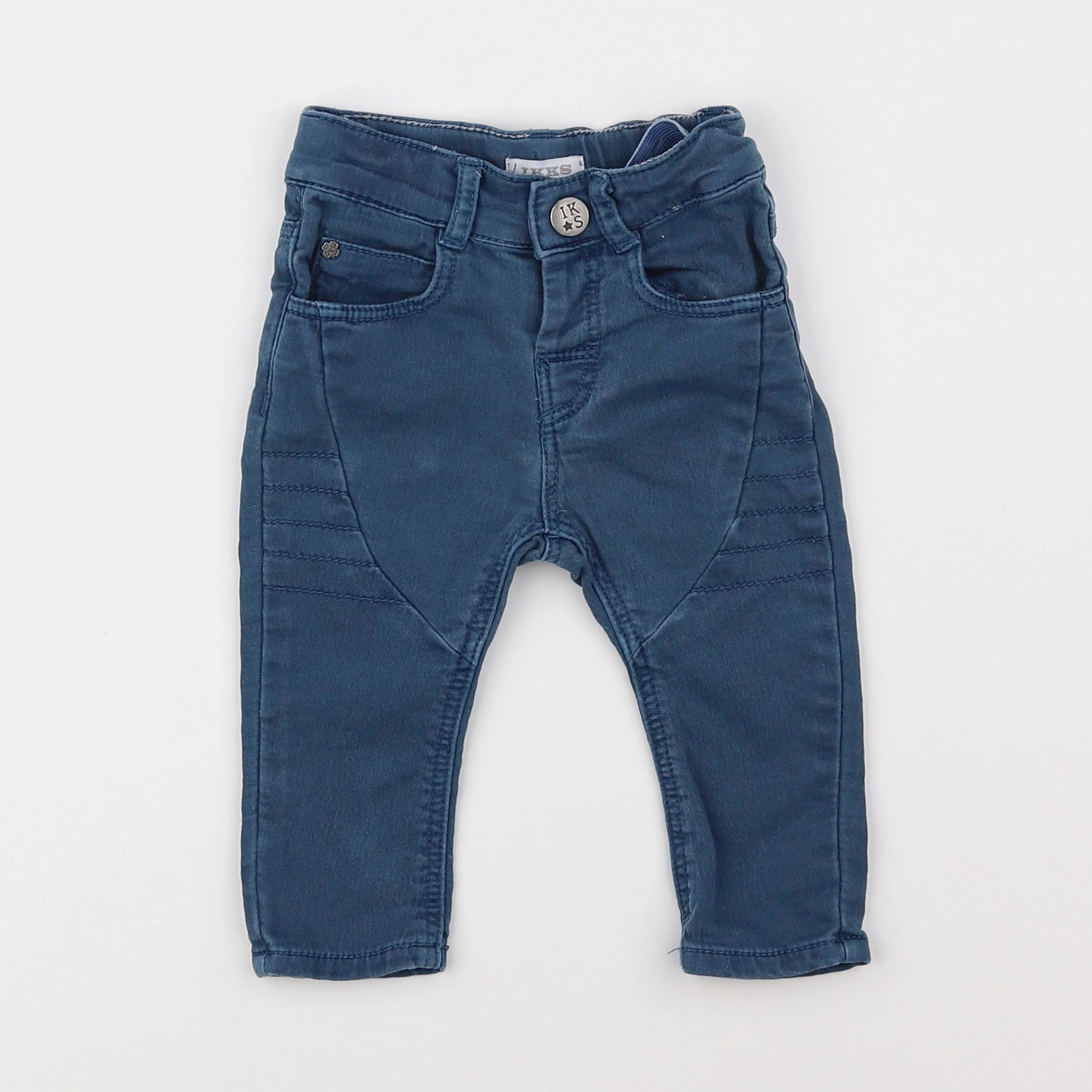 IKKS - pantalon bleu - 6 mois