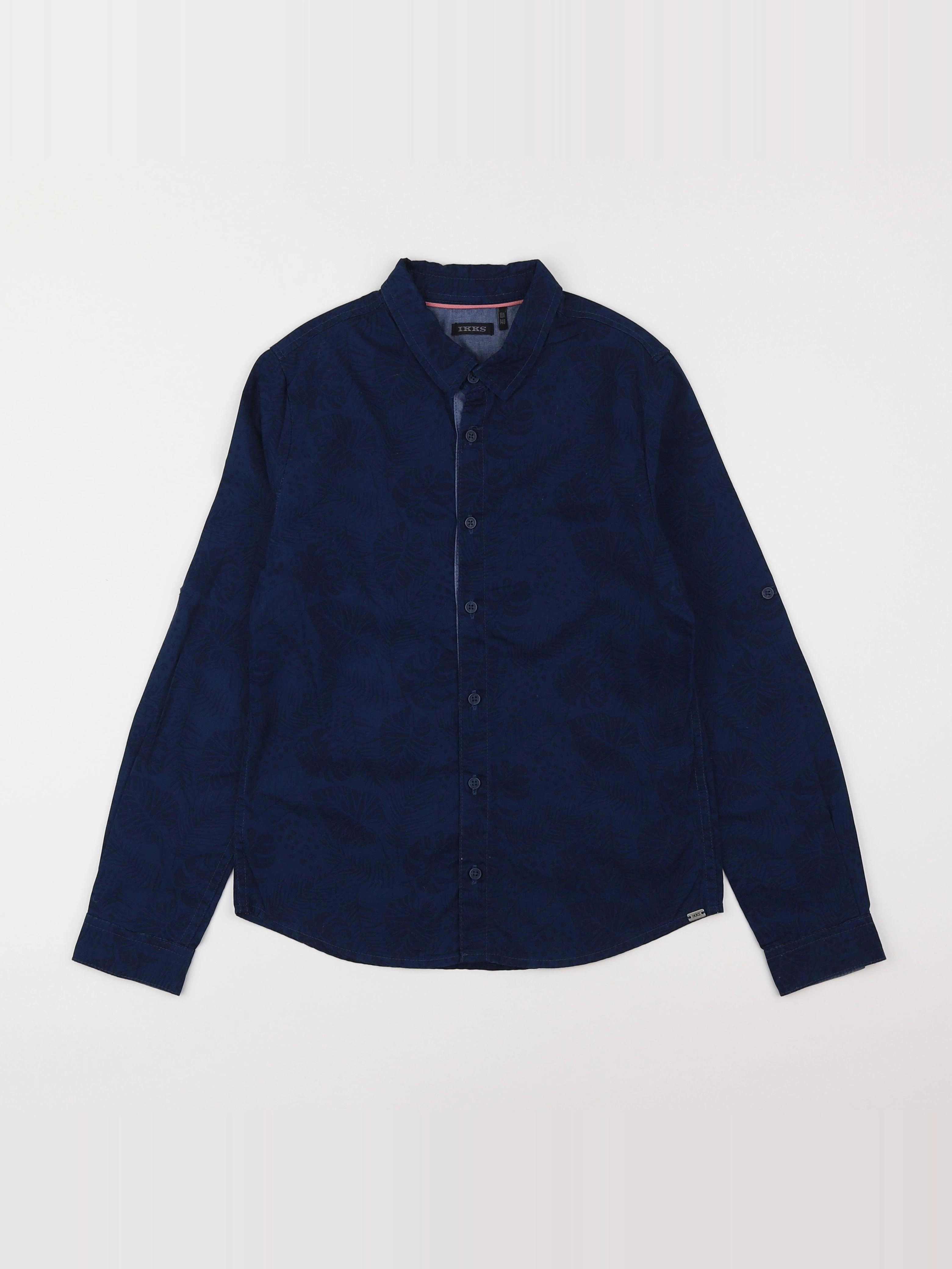 IKKS - chemise bleu - 10 ans